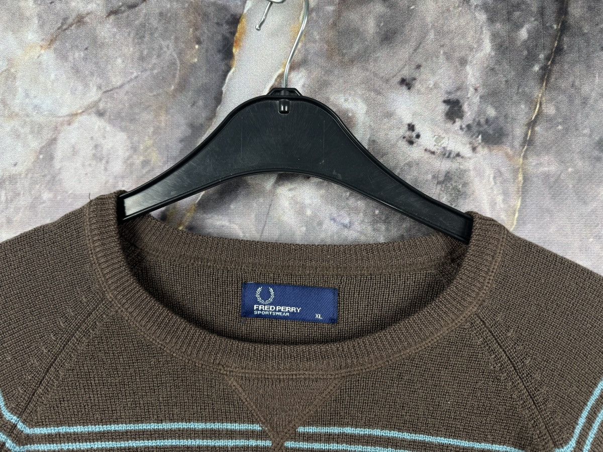 Fred Perry Men’s Fred Perry Stripped Pullover Sweater Size XL Size US XL / EU 56 / 4 - 6 Thumbnail