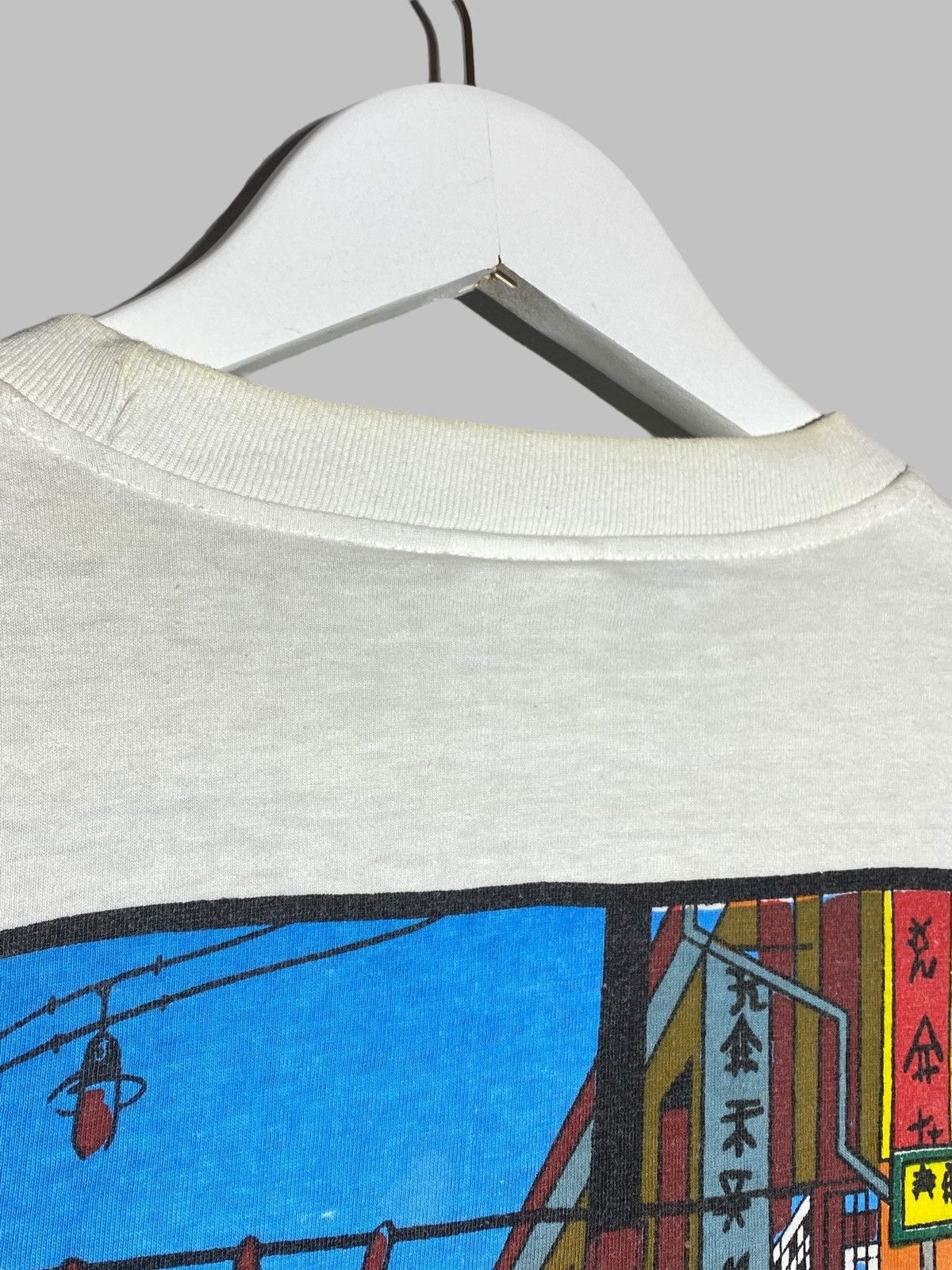 Vintage 🔥 90s TINTIN IN CHINA COMIC PANEL RARE VINTAGE SHIRT 🔥 Size US L / EU 52-54 / 3 - 4 Thumbnail