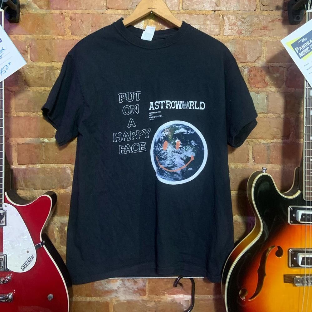 Travis Scott Astroworld Tour Wish You Were Here Tee Black 2019 Release!!! Available In Store & Online - Foto 3
