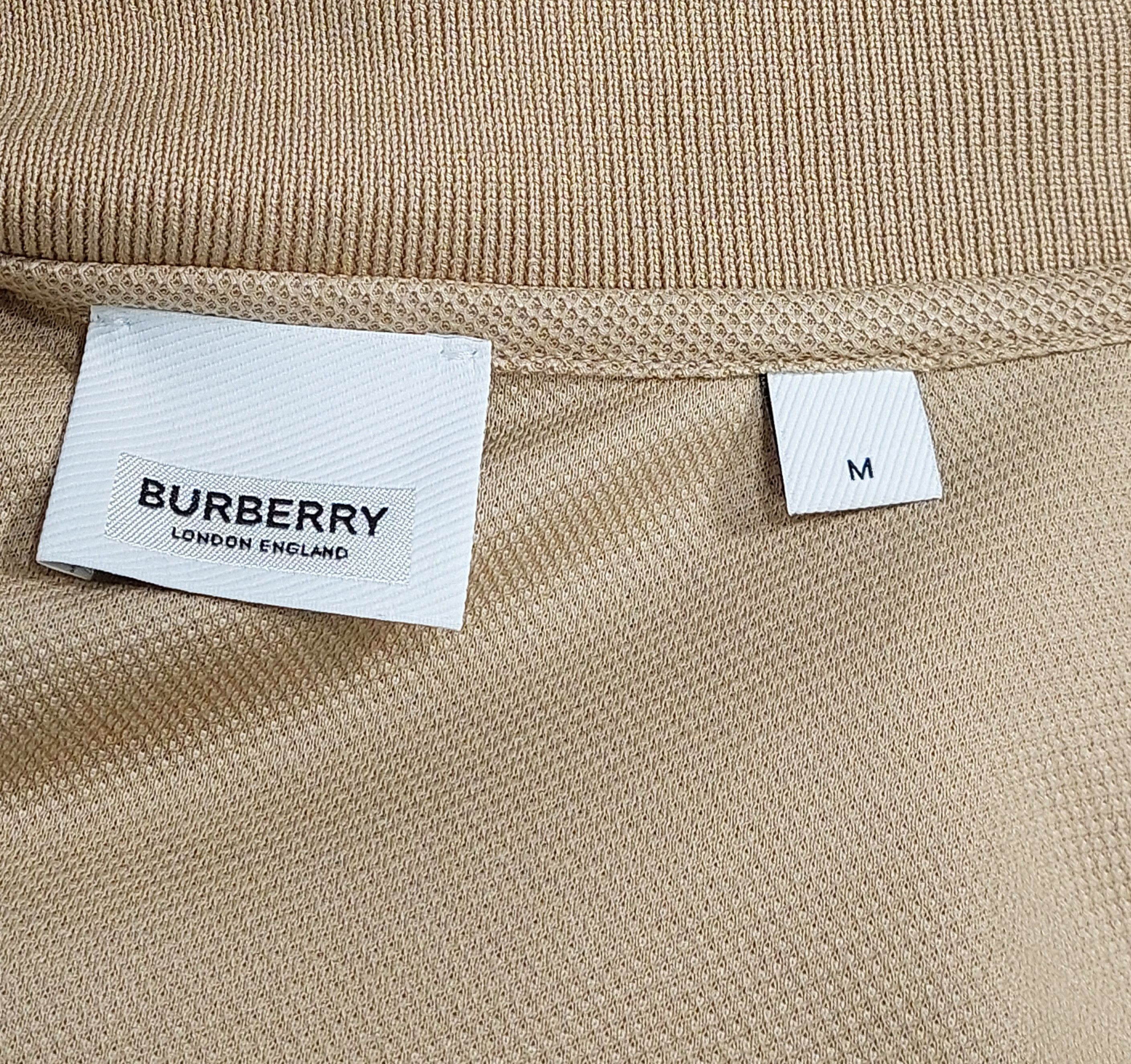 Burberry TB logo stripe polo shirt - beige M Size US M / EU 48-50 / 2 - 3 Thumbnail