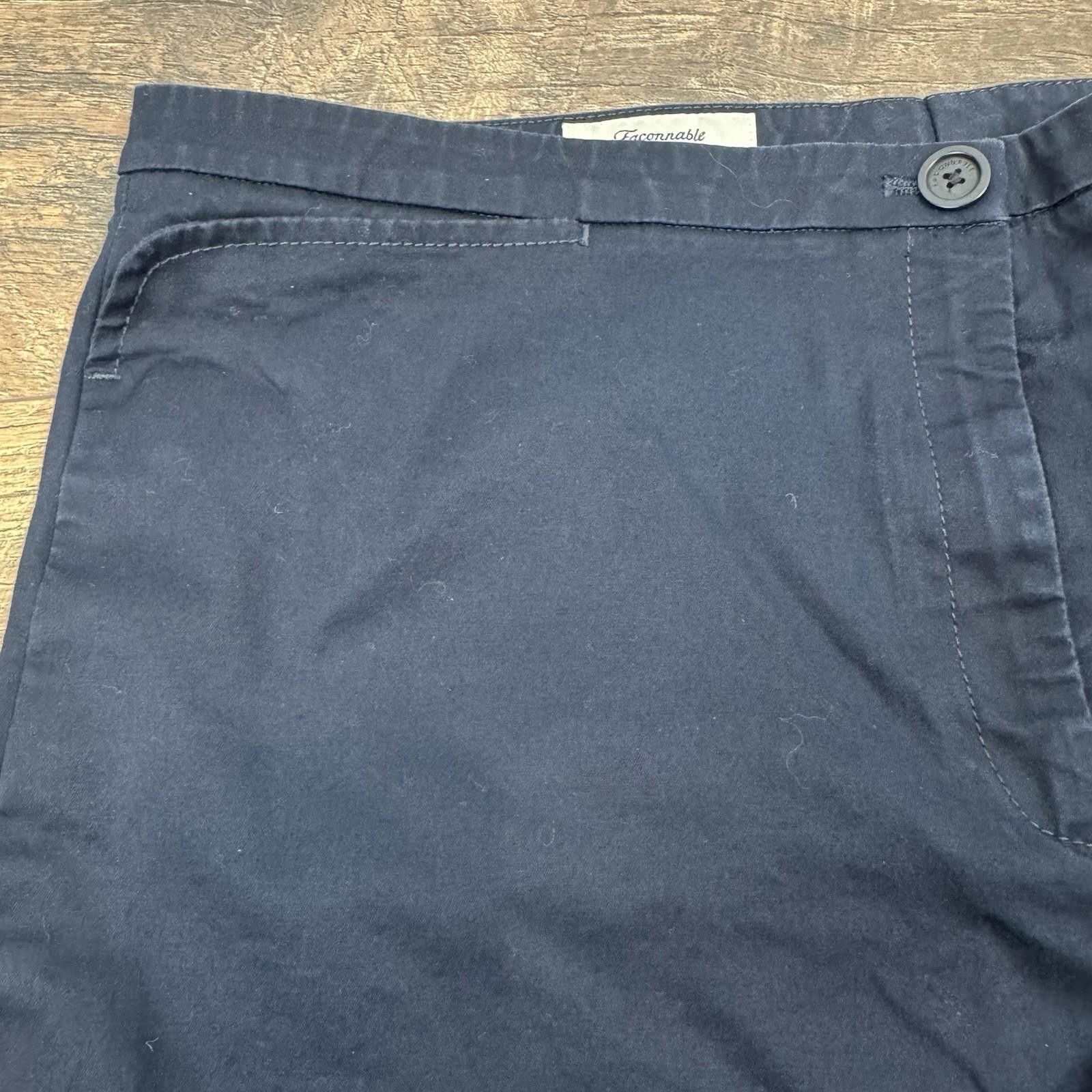Faconnable Faconnable Women's Straight Leg Pants Trousers Size 14 Size 36" / US 14 / IT 50 - 5 Thumbnail