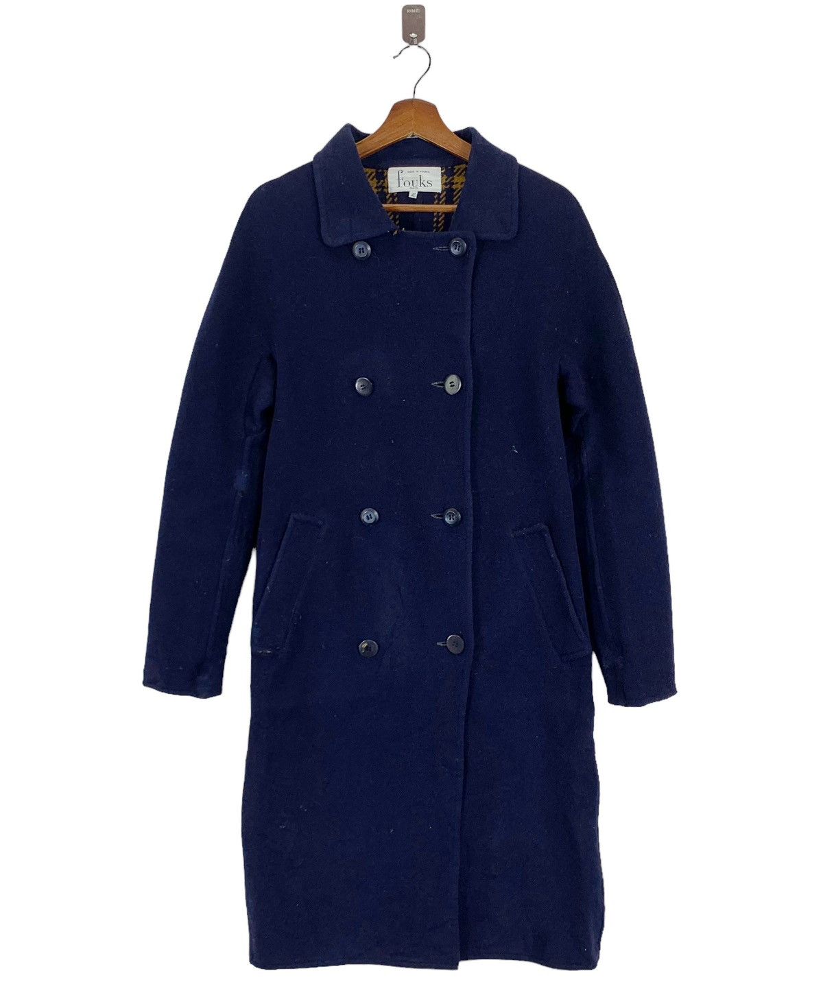 Designer × Vintage 🔥🔥VINTAGE DESIGNER FOUKS PARIS LONG COAT Size M / US 6-8 / IT 42-44 - 1 Thumbnail