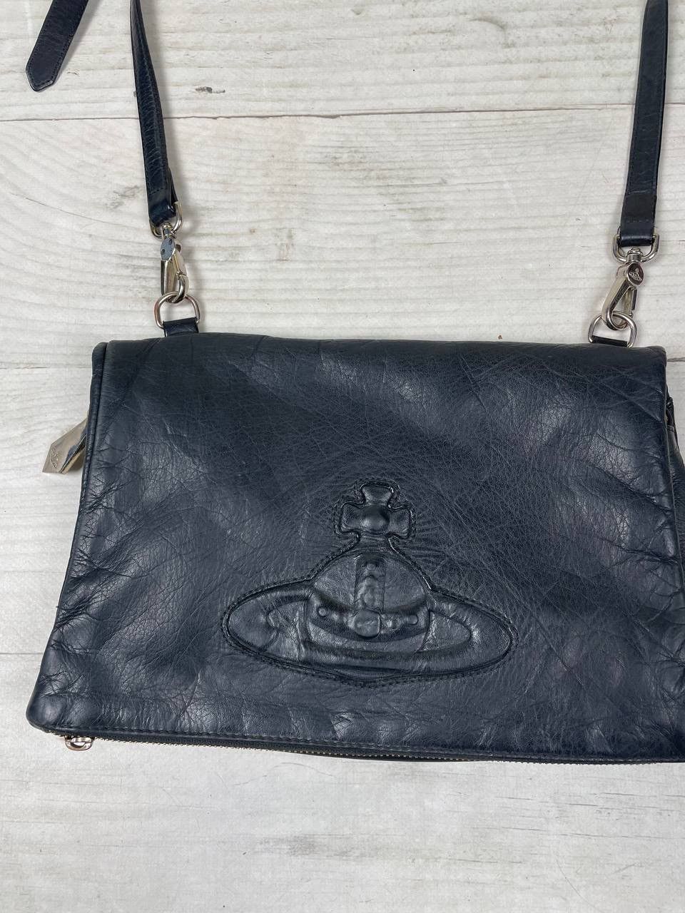 Vivienne Westwood Vivienne Westwood Shoulders Bag Big Logo Orb Leather Size ONE SIZE - 3 Thumbnail