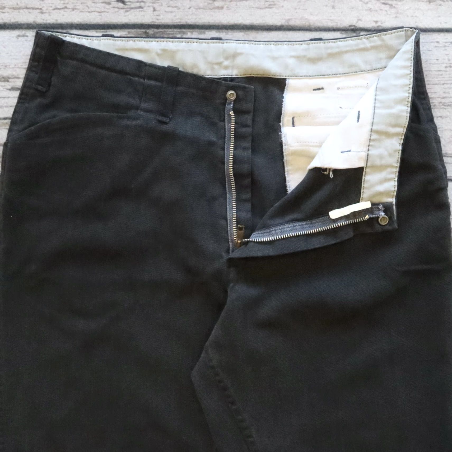Ben Davis VINTAGE Ben Davis Black Work Pants Union Made in USA Yellow Tag, Size 34, Cotton Blend, Pants, Men’s? Size US 34 / EU 50 - 4 Thumbnail