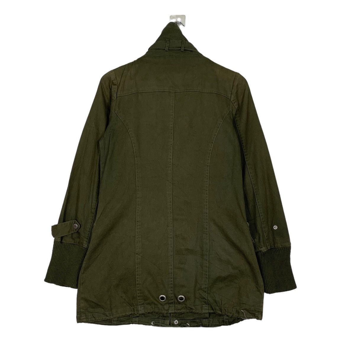 Japanese Brand H.C.M.II Rare Design Jacket High Collar Parka #0940-C42 Size L / US 10 / IT 46 - 7 Thumbnail