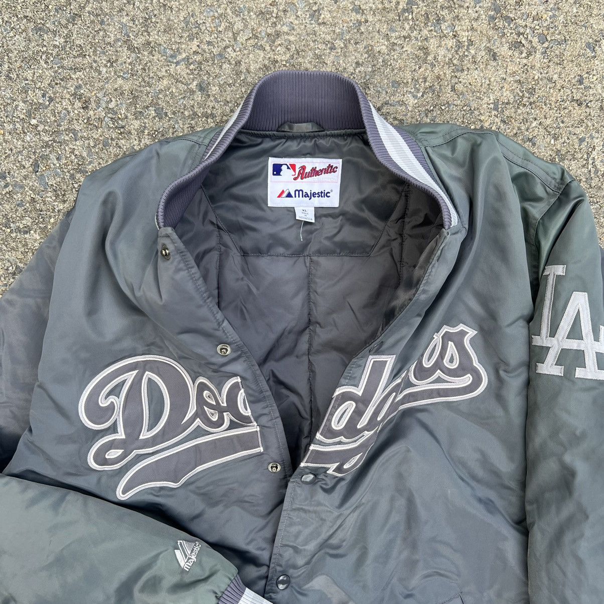 Majestic 00’s LA Dodgers Varsity Quilt Lined Jackets Size US XL / EU 56 / 4 - 3 Thumbnail
