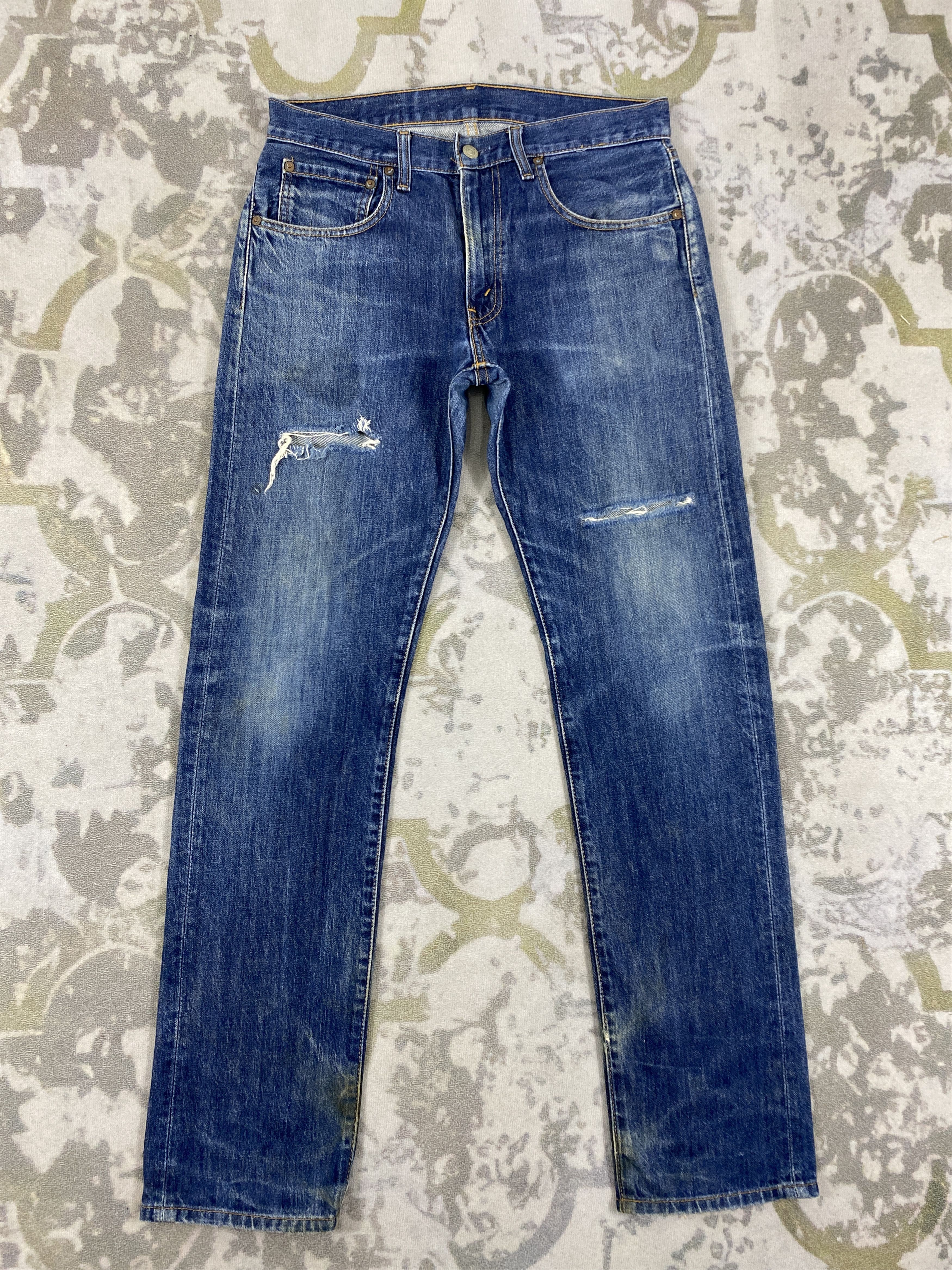 Distressed Blue Vintage Levi's Jeans 32x32 Denim JN3488