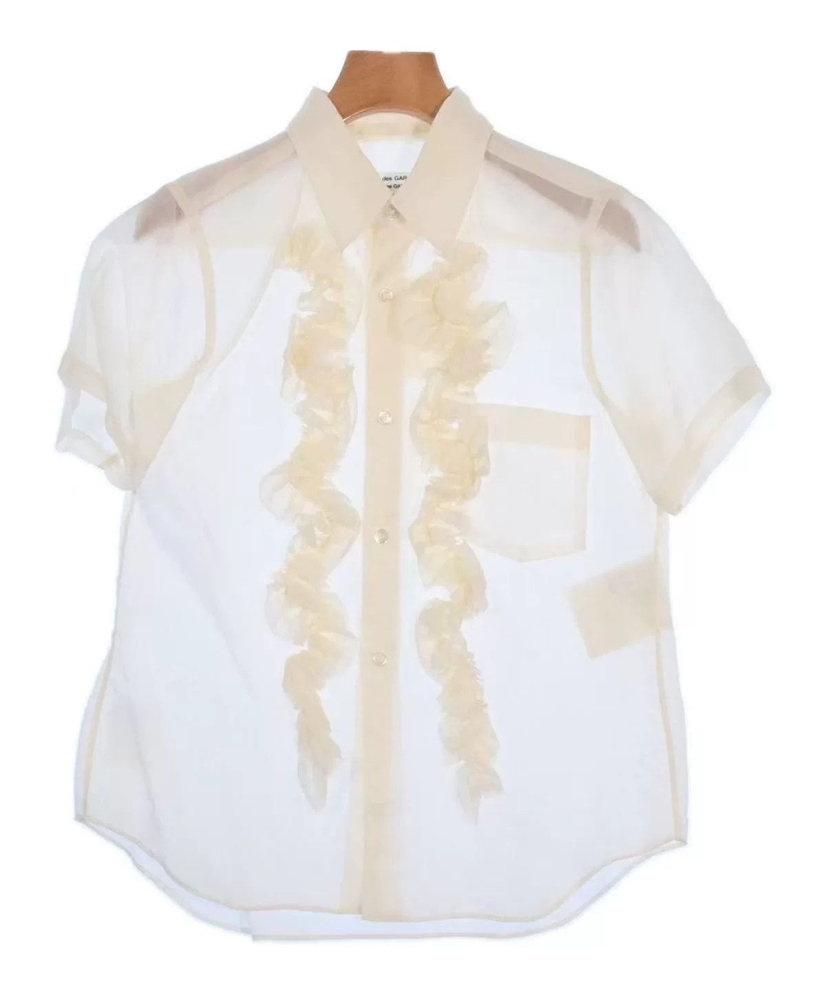 Comme des Garcons Comme des Garçons Pleated Short Sleeve Shirt Size XS / US 0-2 / IT 36-38 - 1 Thumbnail