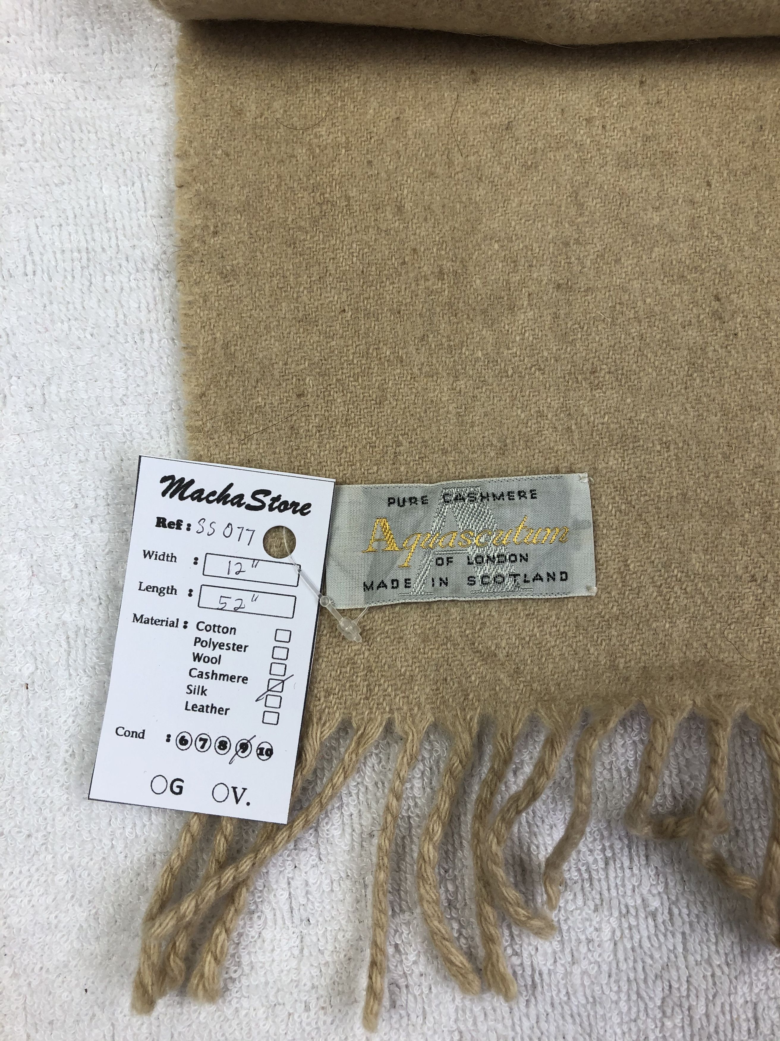 Aquascutum Aquasqutum Scarf / Muffler / Neckwear Size ONE SIZE - 6 Thumbnail