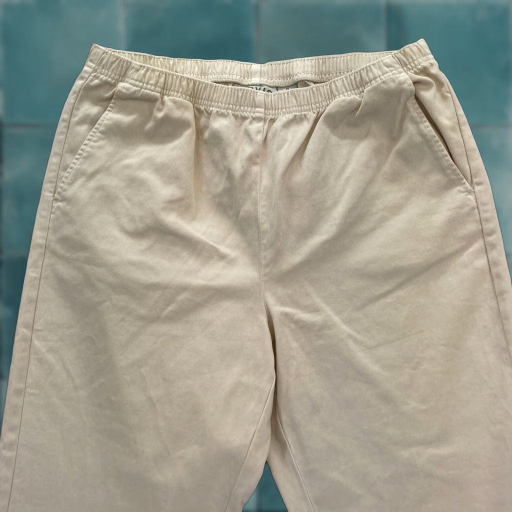 Orvis Orvis Pants Women's Medium Beige Sandwashed Twill Straight Leg Unhemmed NWT Size 32" / US 10 / IT 46 - 1 Thumbnail