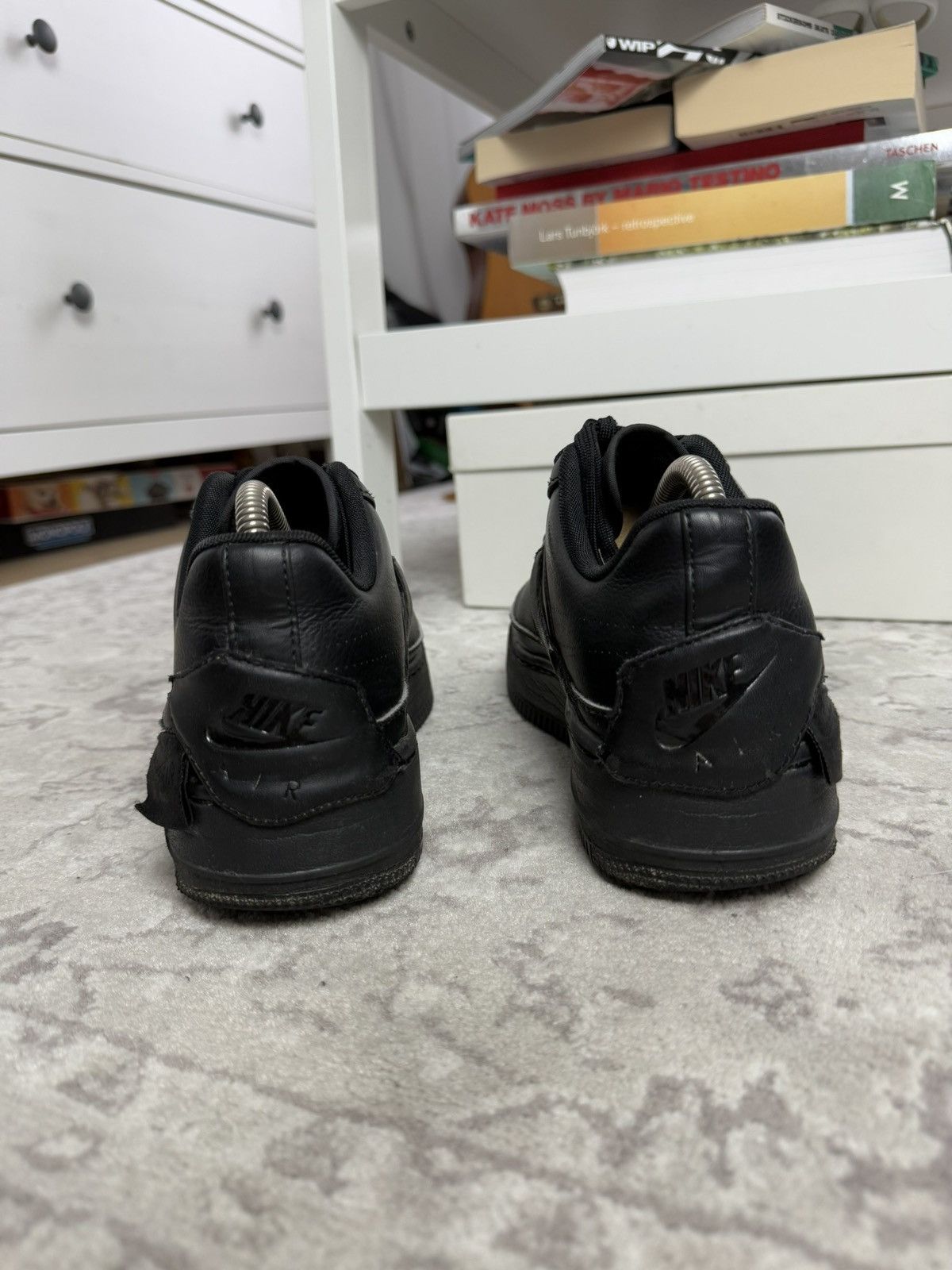 Nike × Vintage Nike air force 1 jester US9 casual streetwear black chunky Size US 9 / EU 42 - 5 Thumbnail