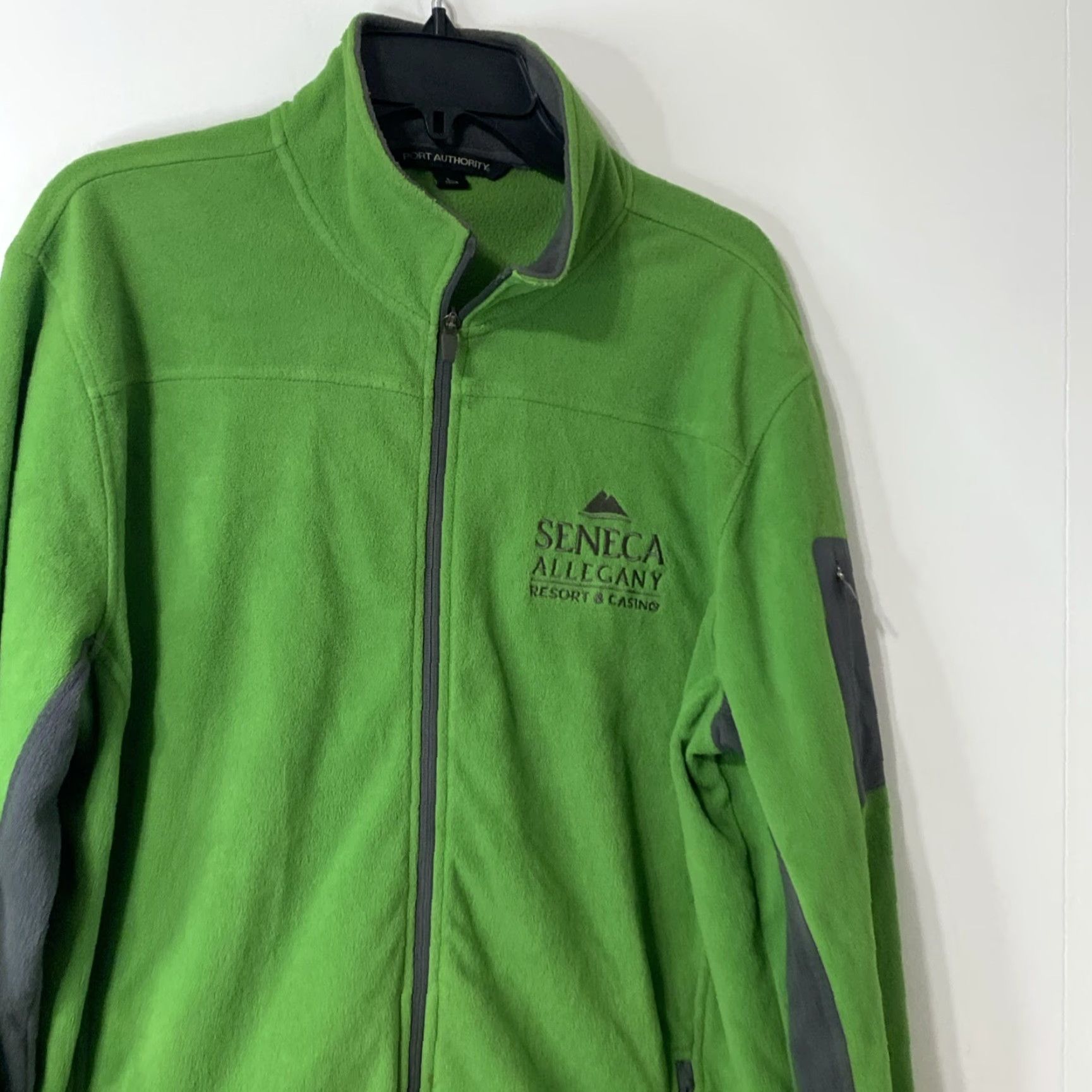Port Authority Seneca Alleghany Resort & Casino Full Zip Fleece Jacket Mens Large Poker Gamin Size US L / EU 52-54 / 3 - 5 Thumbnail