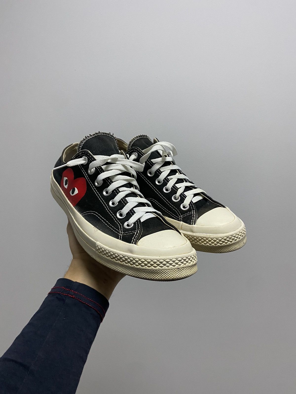 Comme des Garcons PLAY × Converse × Vintage Play Come Des Garcons x Converse Vintage Low Top Size US 9 / EU 42 - 1 Thumbnail