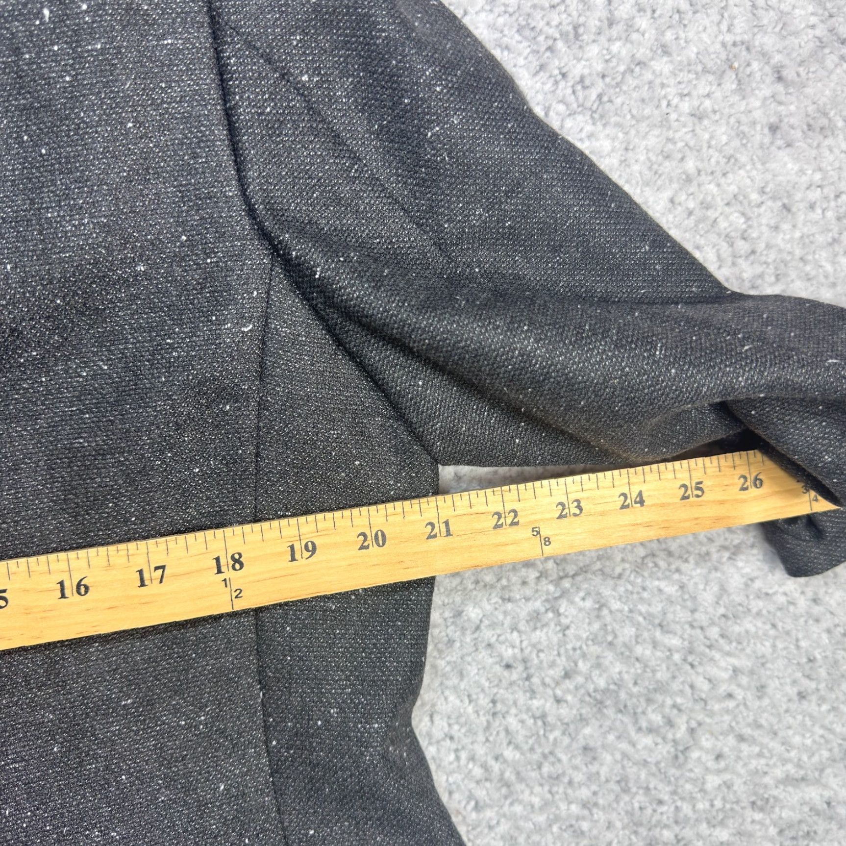 Banana Republic Banana Republic Blazer Men's Size 42R Gray Polyester Rayon Size 42R - 6 Thumbnail