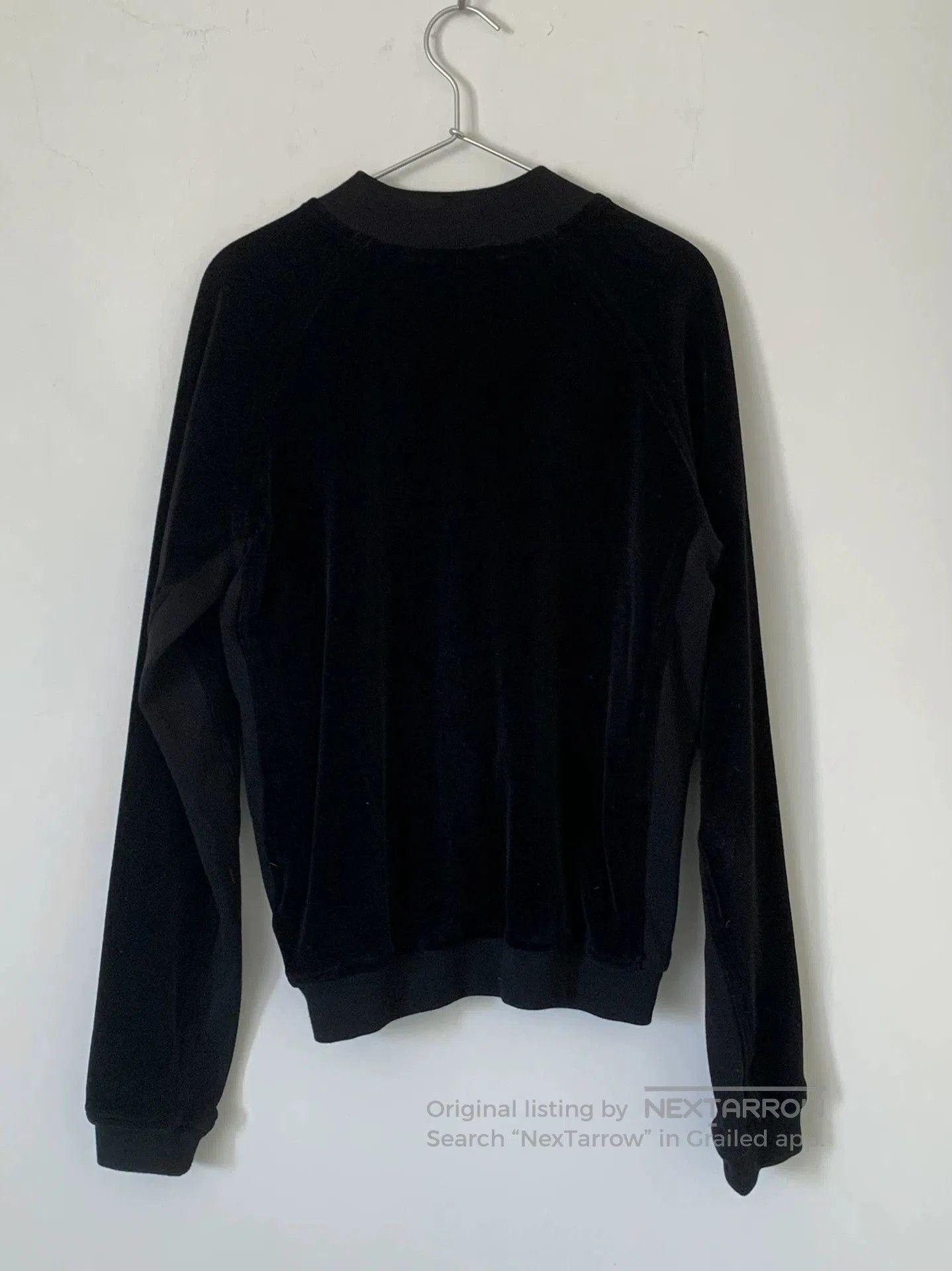 Haider Ackermann Haider Ackermann Black Velvet Sweatshirt. Size US M / EU 48-50 / 2 - 4 Thumbnail