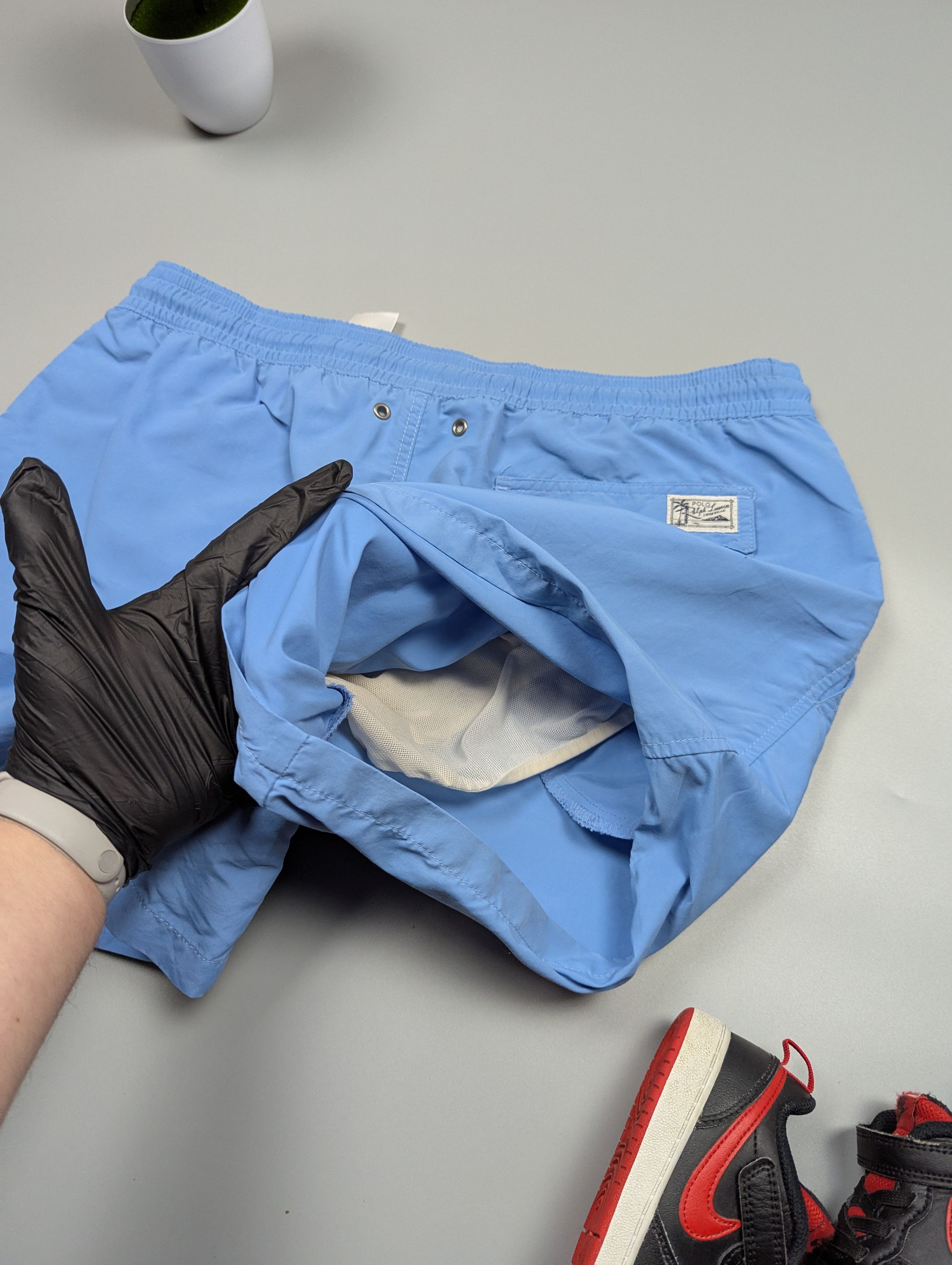 Polo Ralph Lauren × Vintage Polo Ralph Lauren Blue Swim Shorts Trunk Swimming Briefs Size US 36 / EU 52 - 16 Thumbnail
