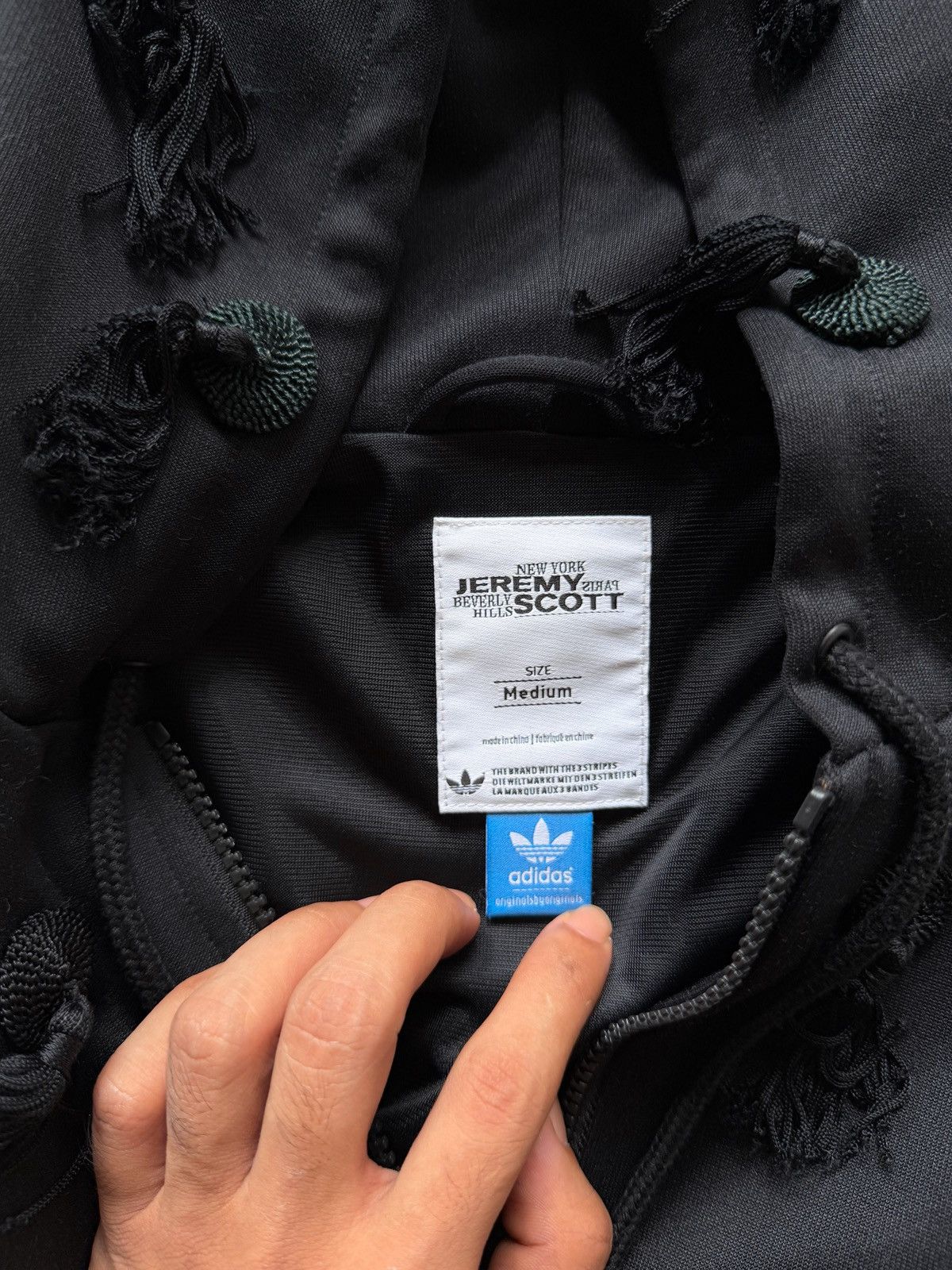 Adidas × Jeremy Scott LASTDROP 👌🏼 Adidas x Jeremy Scott JS Tassel Tracksuit Jacket Size US M / EU 48-50 / 2 - 9 Thumbnail