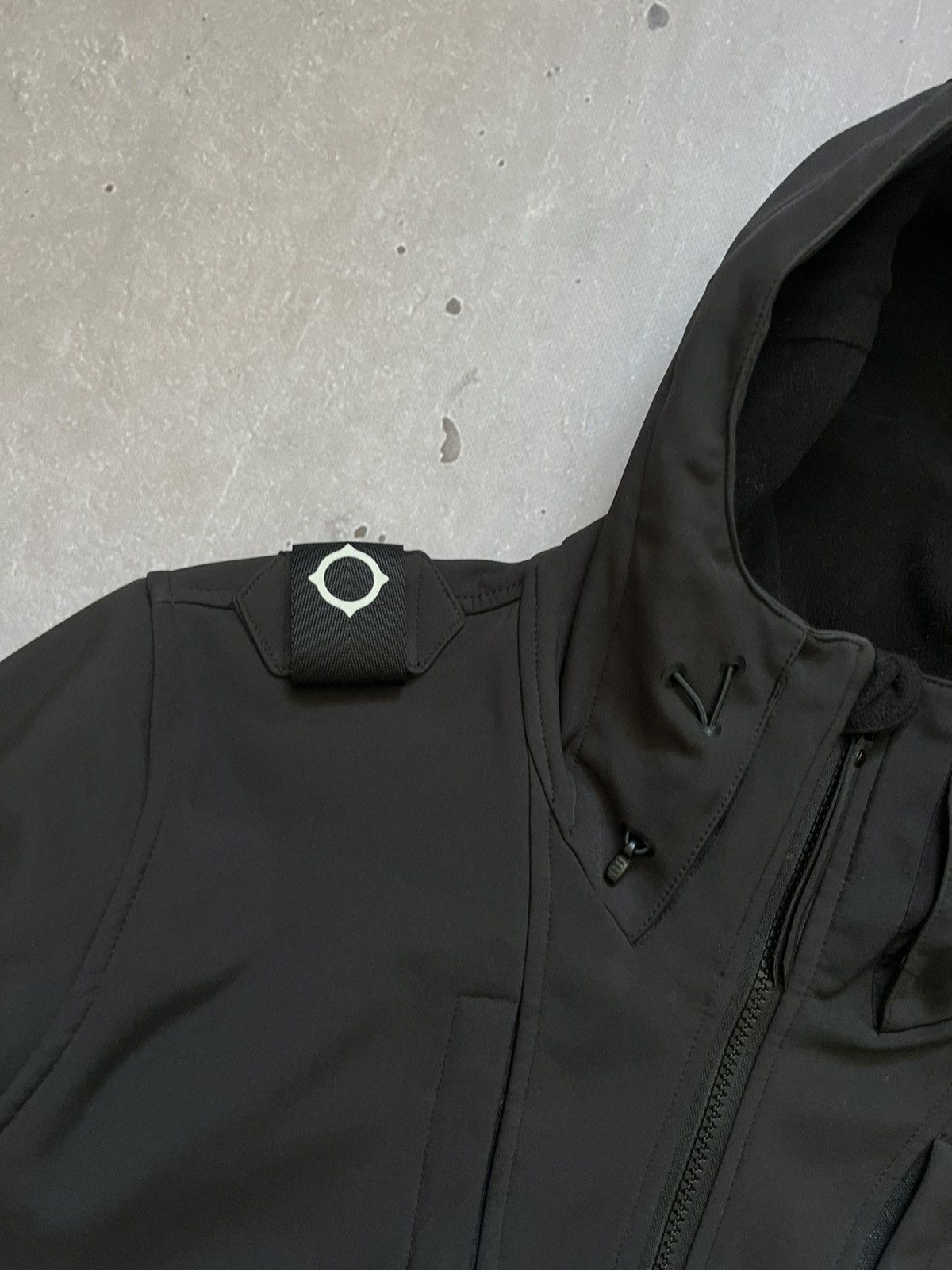 MA.STRUM MA.STRUM Soft Shell Black Hooded Jacket L Genuine Authentic Size US L / EU 52-54 / 3 - 3 Thumbnail
