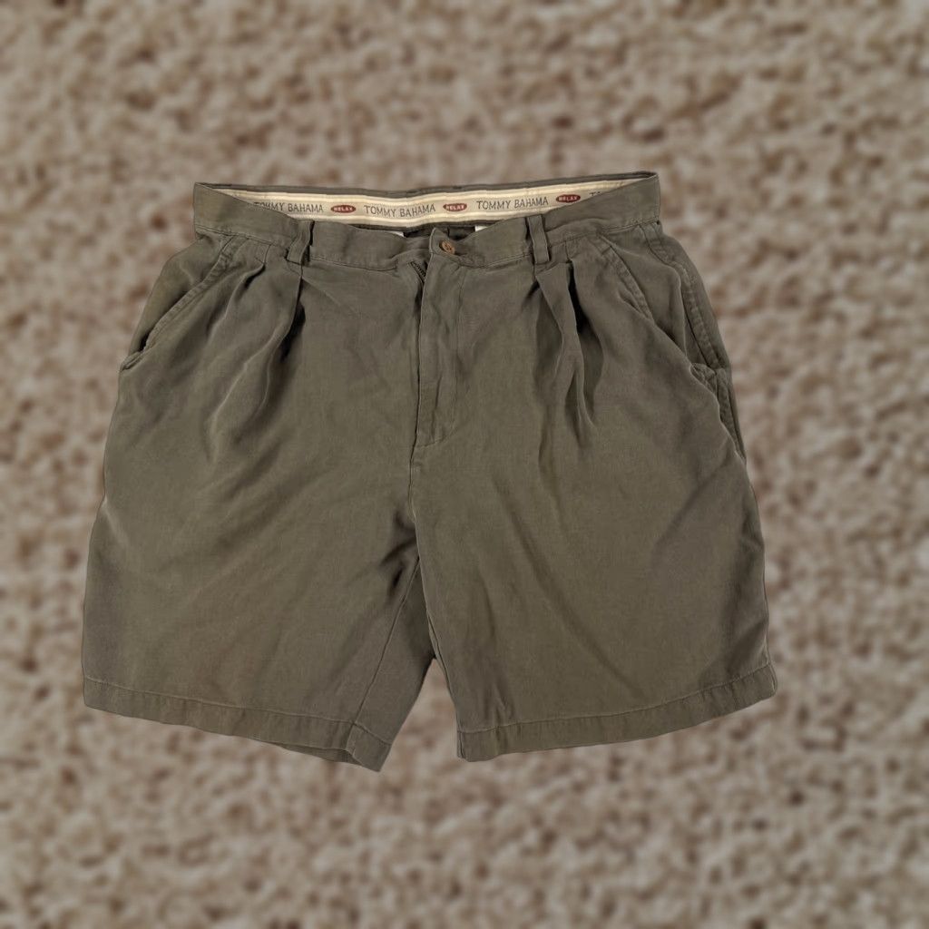 Tommy Bahama Tommy Bahama Shorts Men 35 Brown Tencel Cotton Blend Cargo Beach Resort Golf Casual Ready-To-Wear Size US 35 - 1 Thumbnail