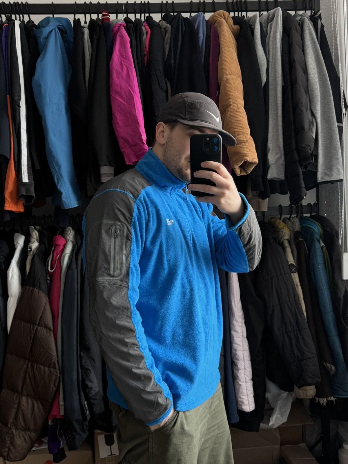 The North Face × Vintage The North Face zip fleece outdoor Size US L / EU 52-54 / 3 - 2 Thumbnail
