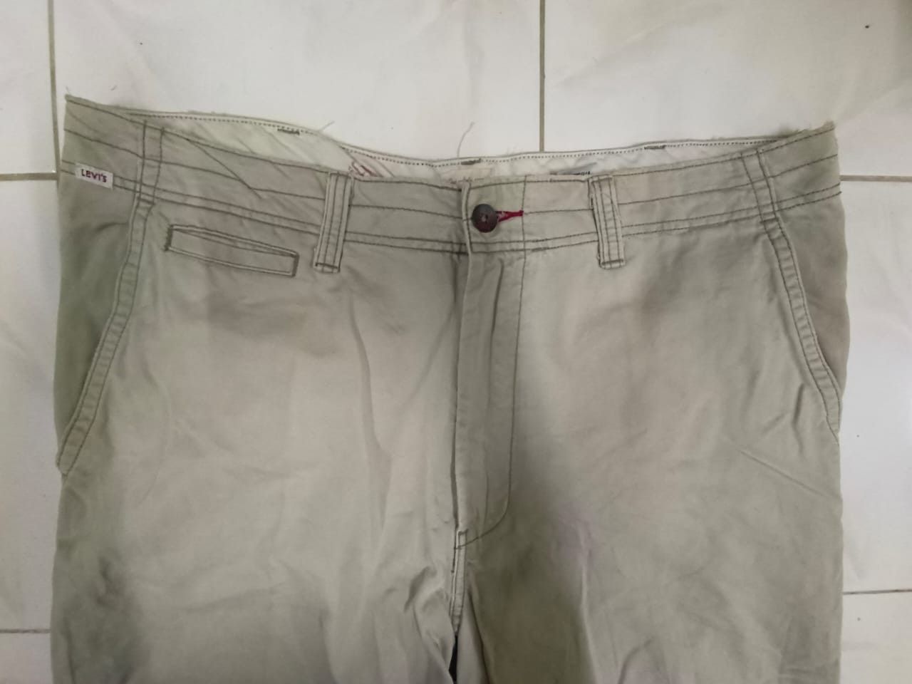Levi's × Vintage Levis Tab Twills Loose Boot Cut Pants Vintage Size US 33 - 3 Thumbnail