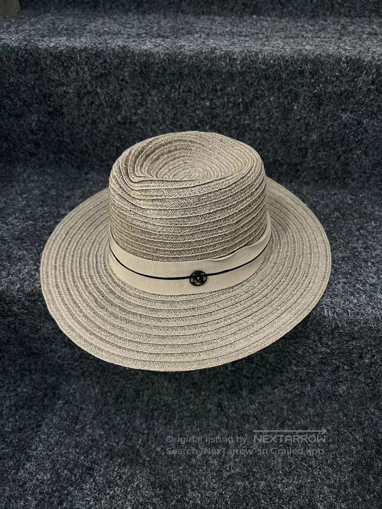 Maison Michel Maison Michel Brown Straw Hat. Size ONE SIZE - 1 Thumbnail