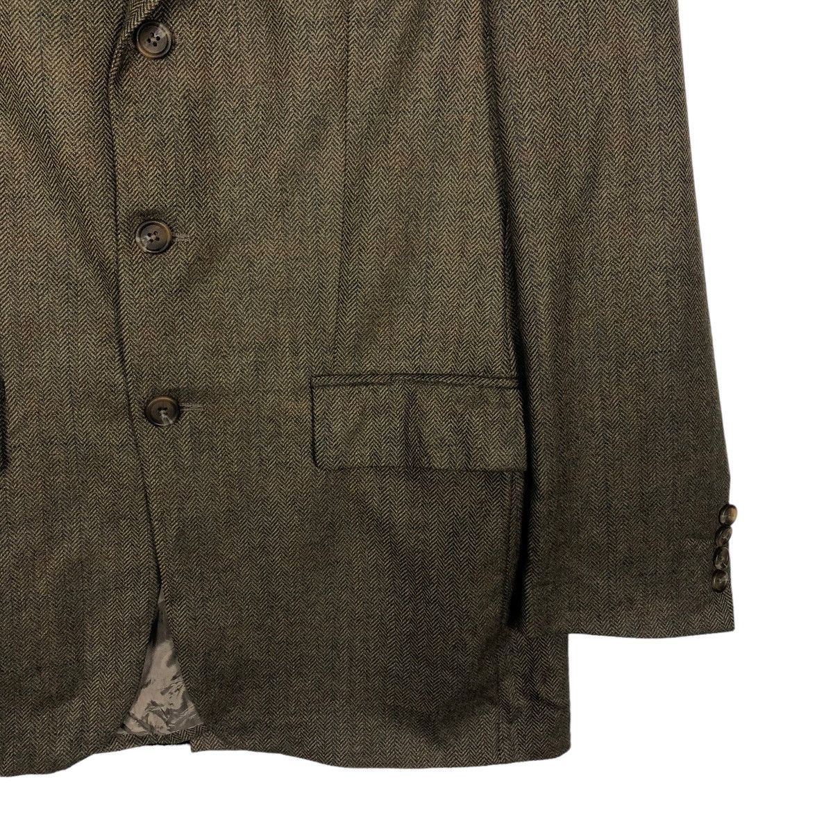 Ralph Lauren 🔥Herringbone Wool Double Breast Coats Ralph Lauren Size US M / EU 48-50 / 2 - 4 Thumbnail