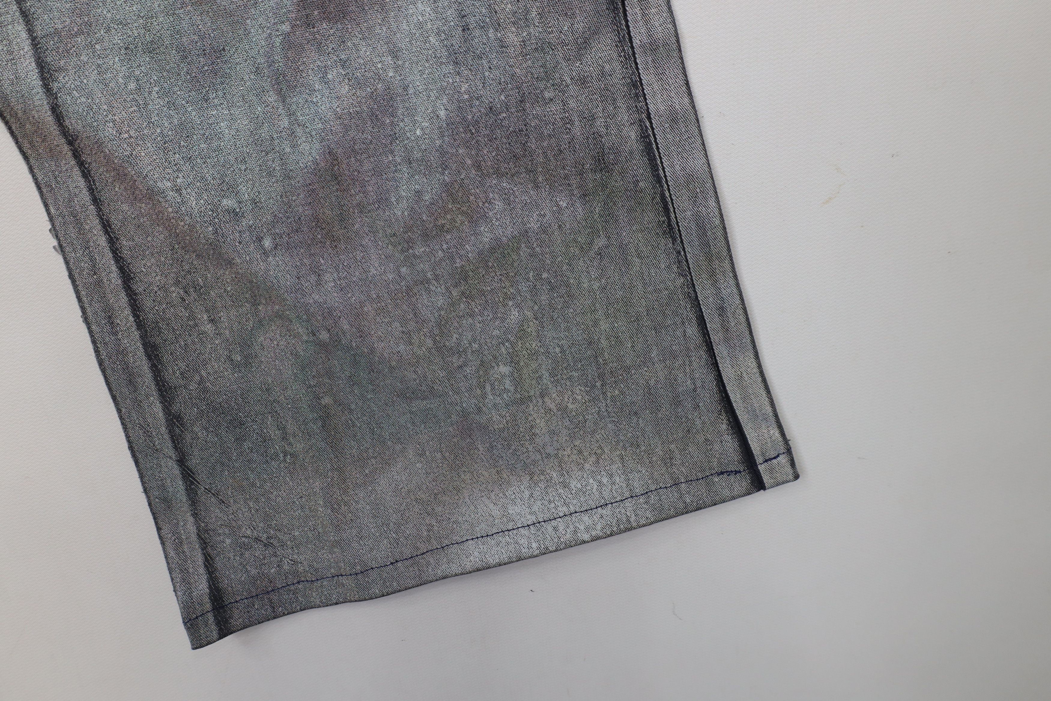 Vintage Vintage 90s Y2K Streetwear Babydoll Rainbow Metallic Jeans Size 28" / US 6 / IT 42 - 5 Thumbnail