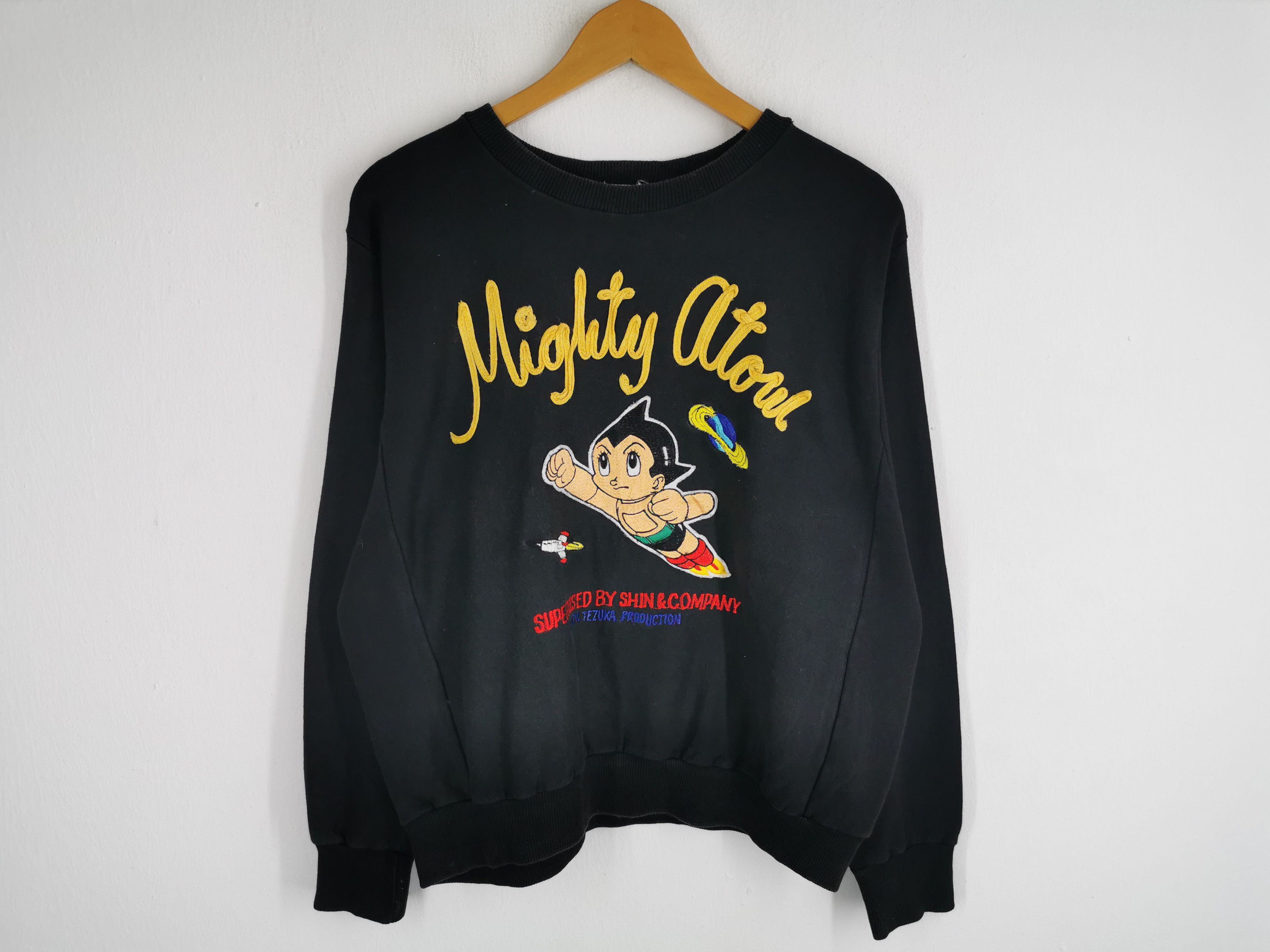 Anime Astro Boy Anime Vintage 90's Embroidery Pullover Sweatshirt Size US M / EU 48-50 / 2 - 2 Thumbnail