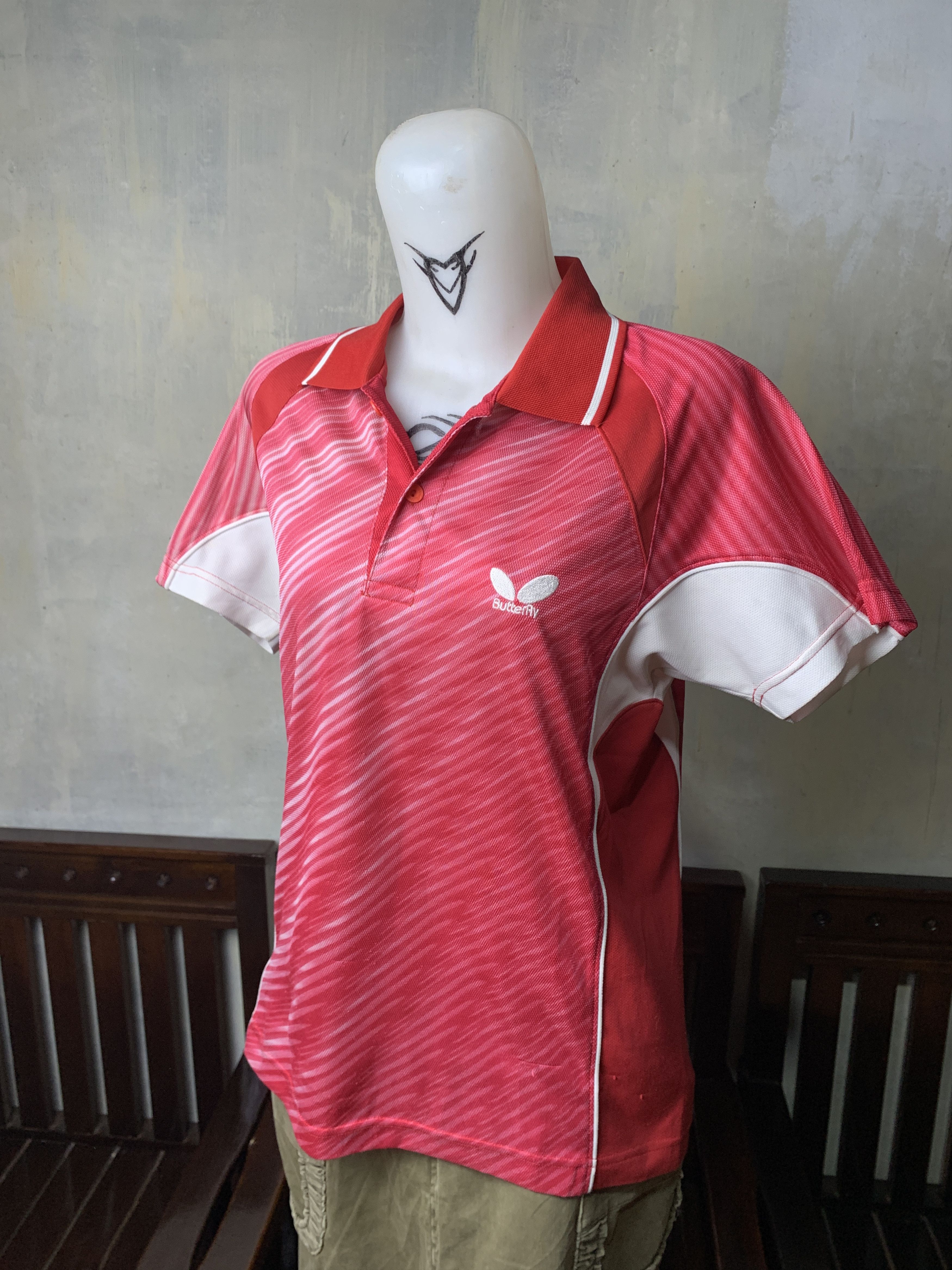 Japanese Brand 2000s Butterfly Table Tennis Jersey (M) Size M / US 6-8 / IT 42-44 - 2 Thumbnail