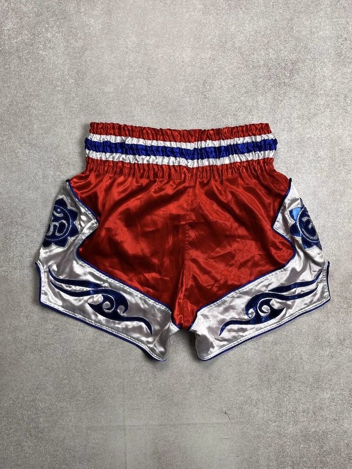 Japanese Brand × Vintage Vintage Danger Equipment Muay Tai Shorts Y2K XL Size US 36 / EU 52 - 3 Thumbnail