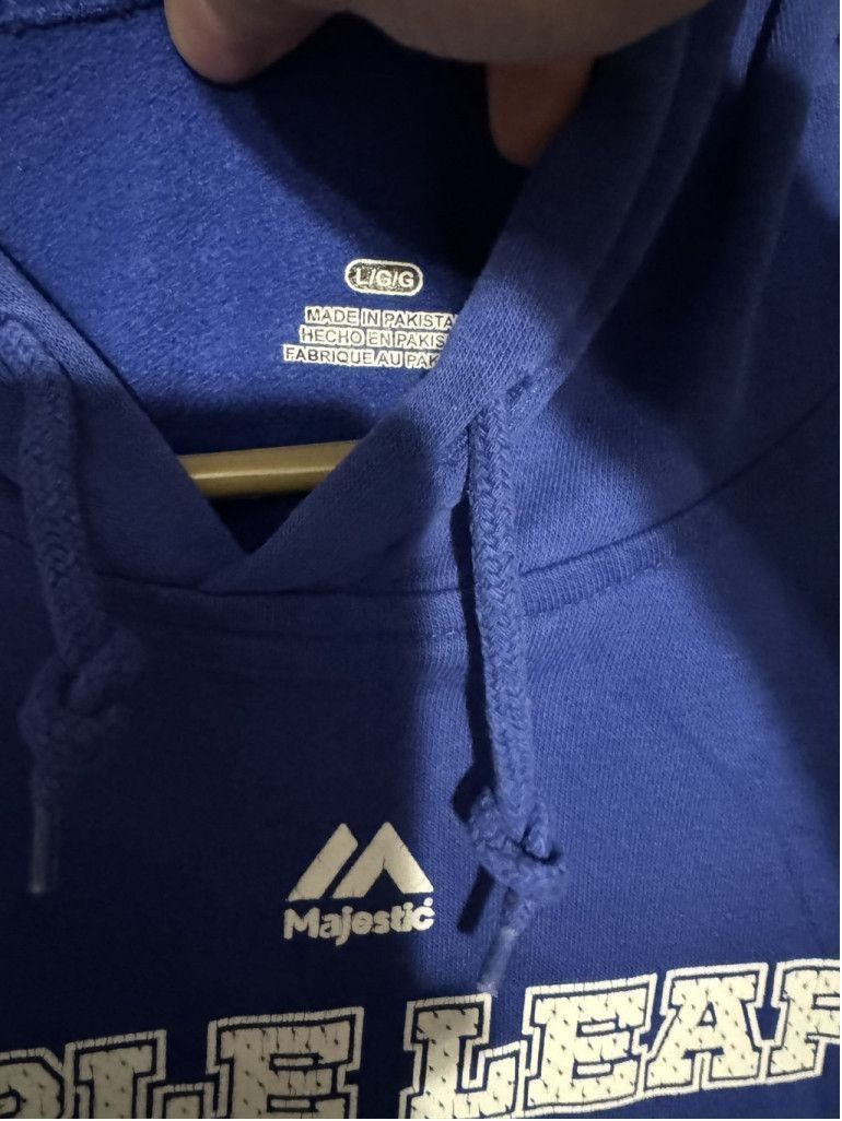 Majestic Toronto Maple Leafs Majestic Pullover Hoodie Men Size L Blue Size US L / EU 52-54 / 3 - 3 Thumbnail