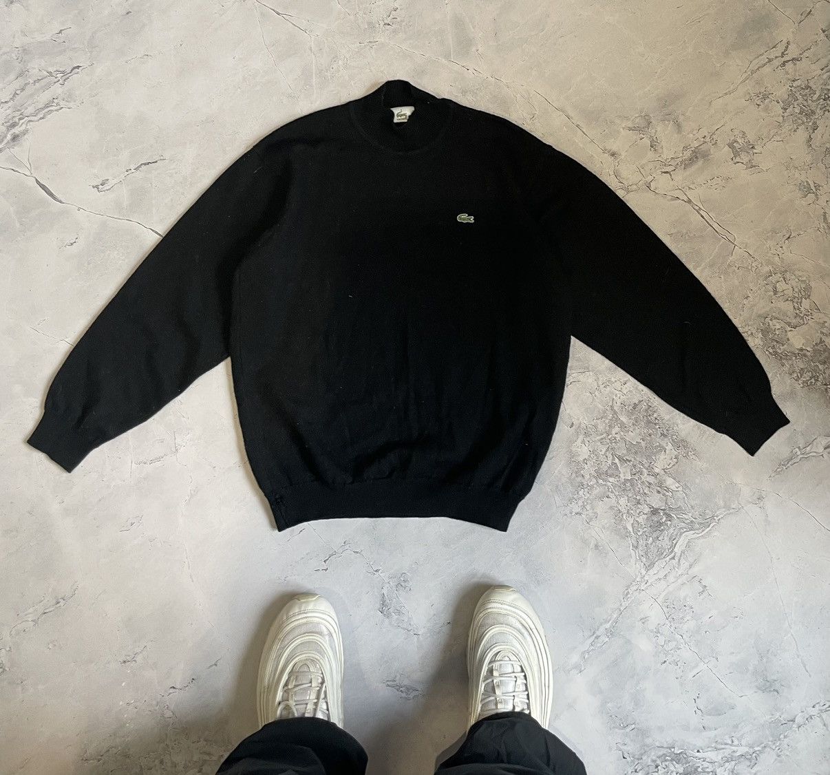 Lacoste × Vintage Mens Vintage Lacoste Knit Sweater Size US S / EU 44-46 / 1 - 3 Thumbnail