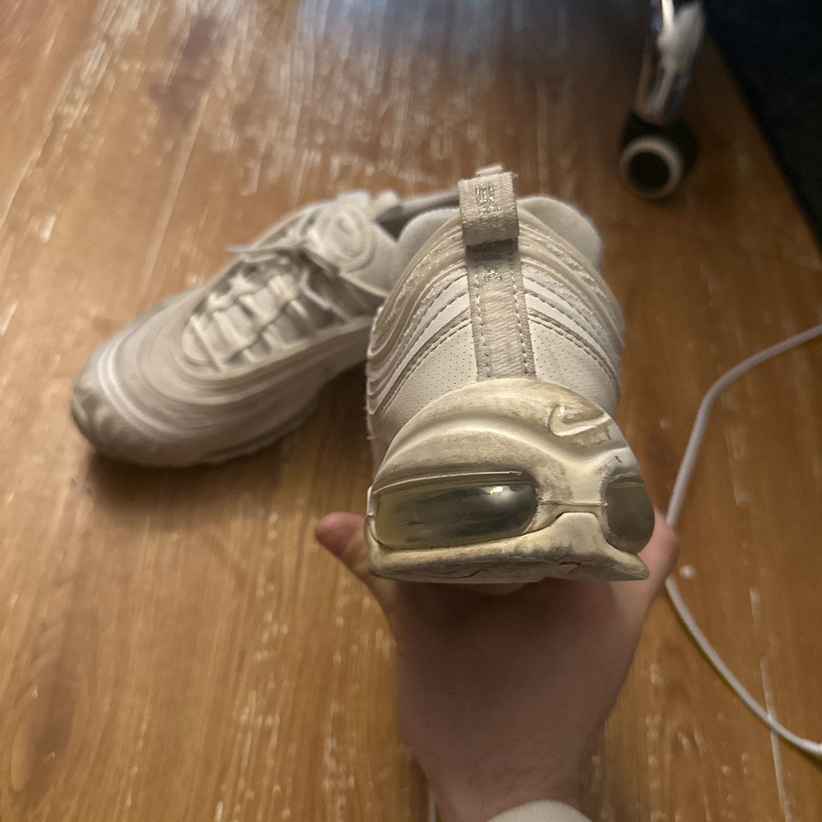 Nike Airmax 97 white Size US 7 / EU 40 - 2 Thumbnail