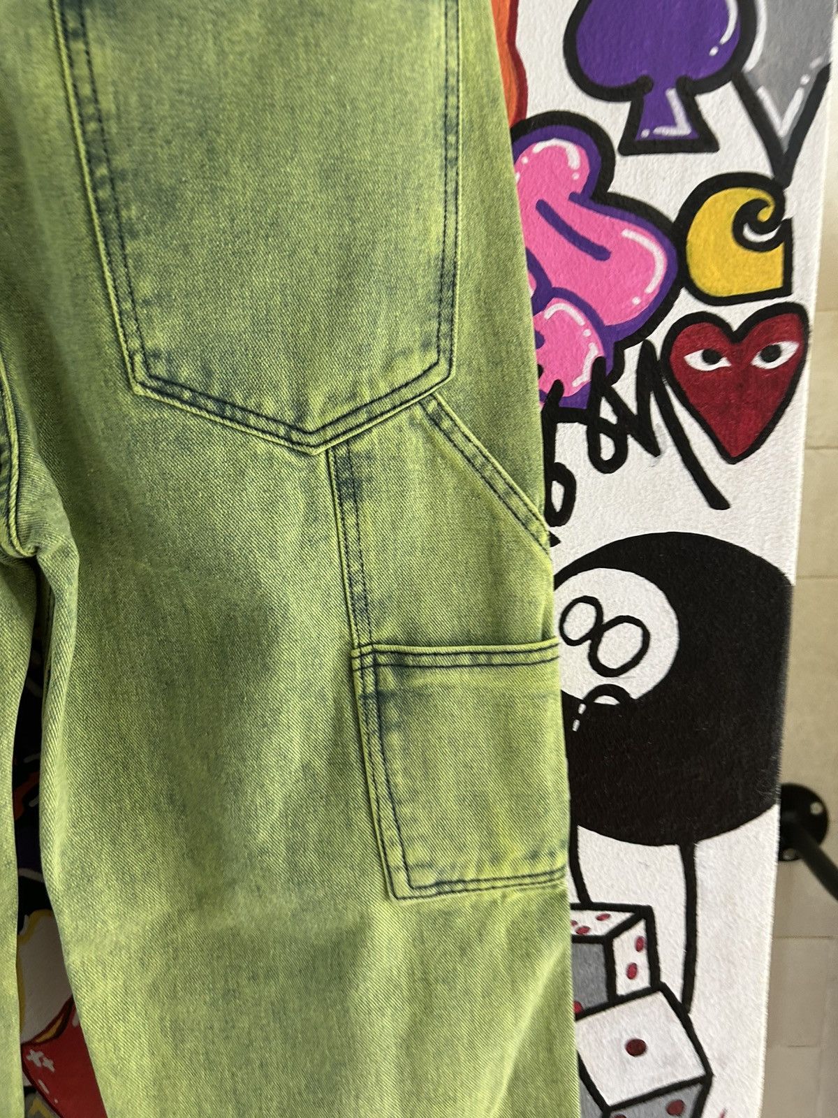 Other I don’t Smoke Acid Wash Carpenter Pants Size US 30 / EU 46 - 3 Thumbnail
