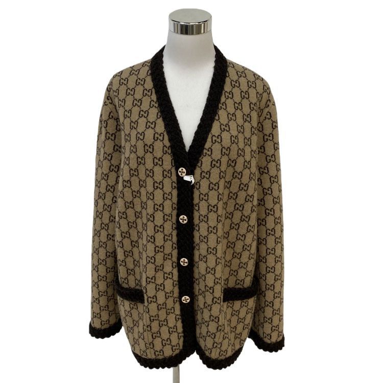 Gucci Gucci GG Monogram Cardigan Size M Size US M / EU 48-50 / 2 - 1 Thumbnail