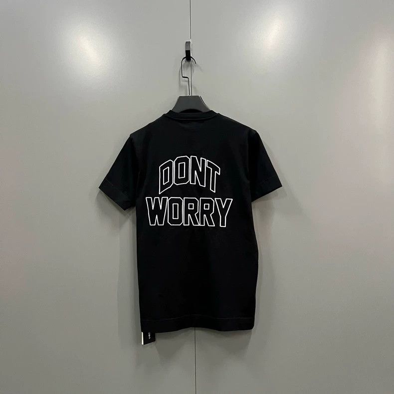 Givenchy Givenchy Black Letter Printed Short Sleeve 2506-Nextarrow Size US S / EU 44-46 / 1 - 3 Thumbnail