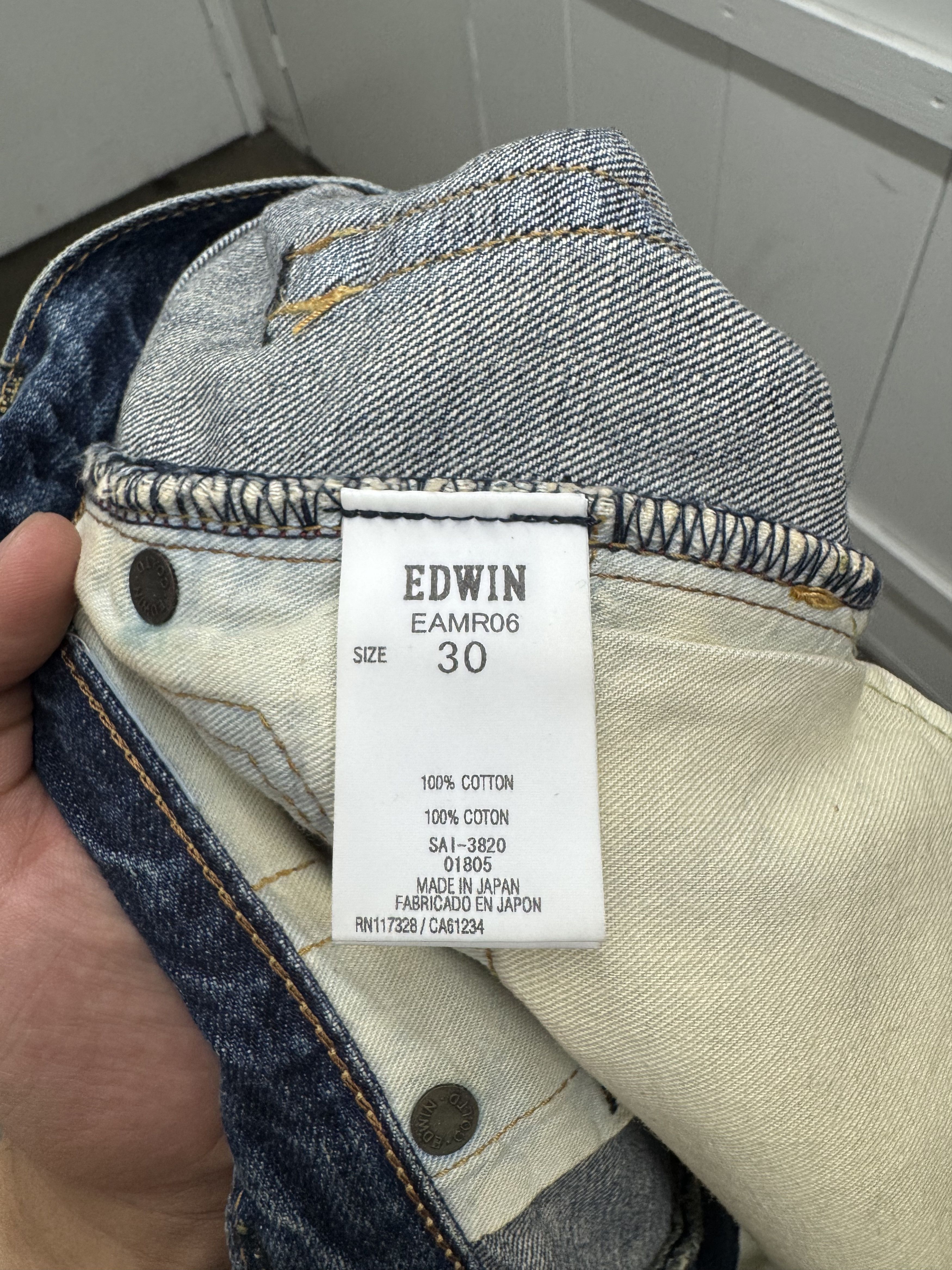 Edwin Edwin Denim Paint Splatter Distressed Jeans Made in Japan Size US 30 / EU 46 - 8 Thumbnail