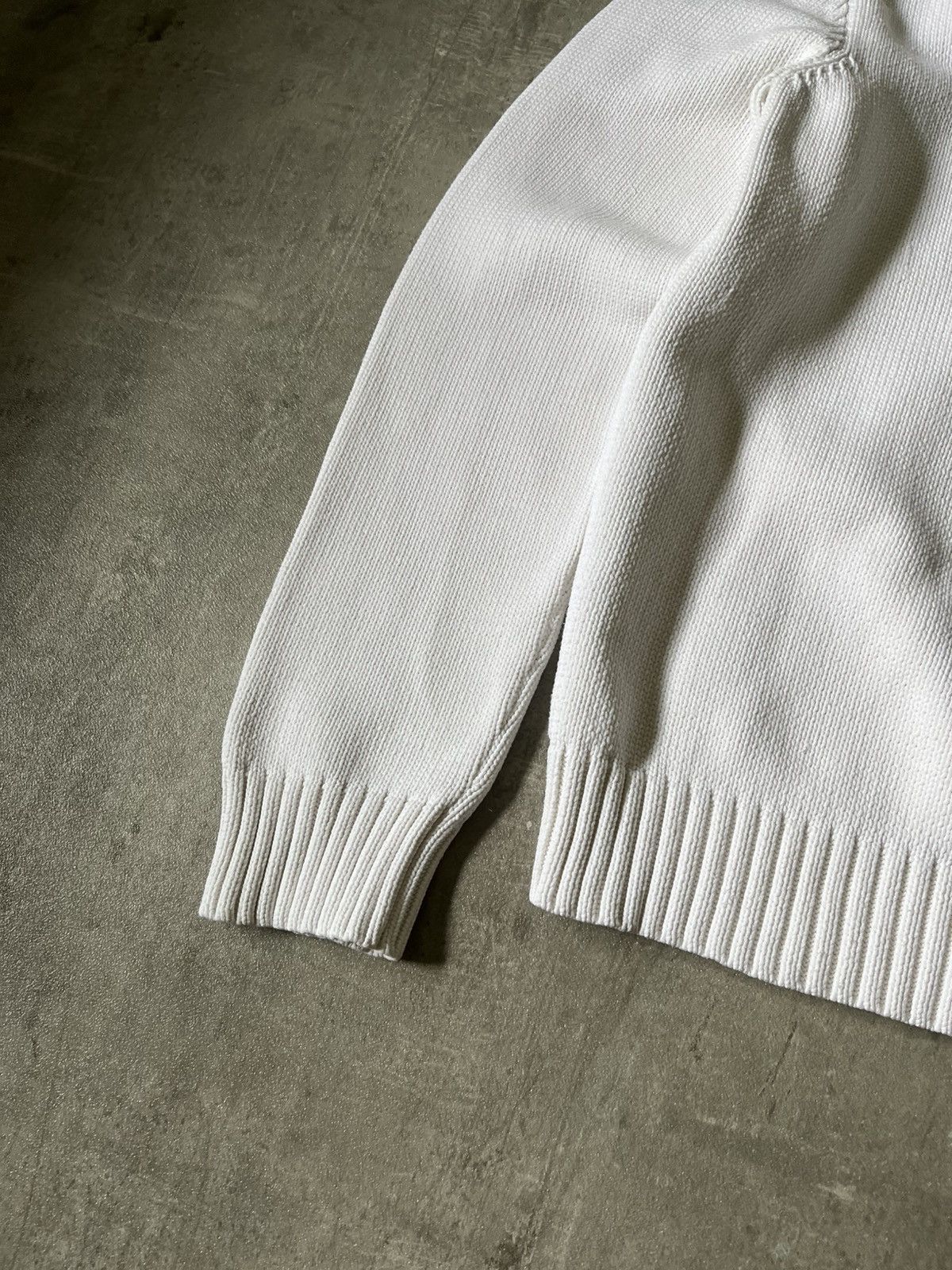 Maison Margiela Maison Margiela S/S 20 tag on chest white sweater rare Size US L / EU 52-54 / 3 - 2 Thumbnail