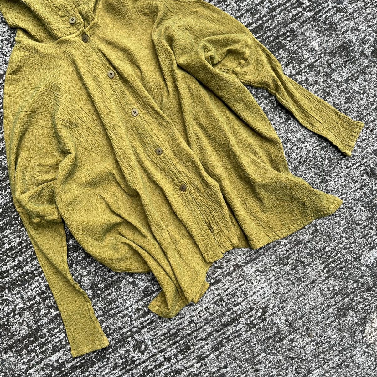Issey Miyake Issey Miyake ME Textured Convertible Collar Shirt Jacket Size ONE SIZE - 3 Thumbnail