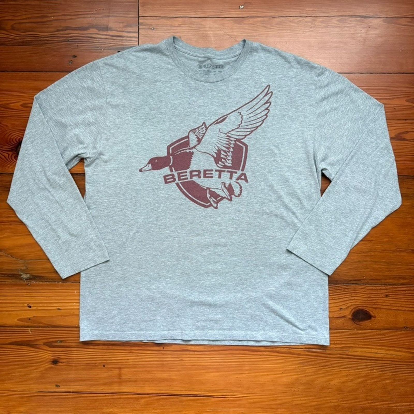 Beretta Beretta Firearms Mallard T-Shirt Men's Size XL Gray Size US XL / EU 56 / 4 - 1 Thumbnail