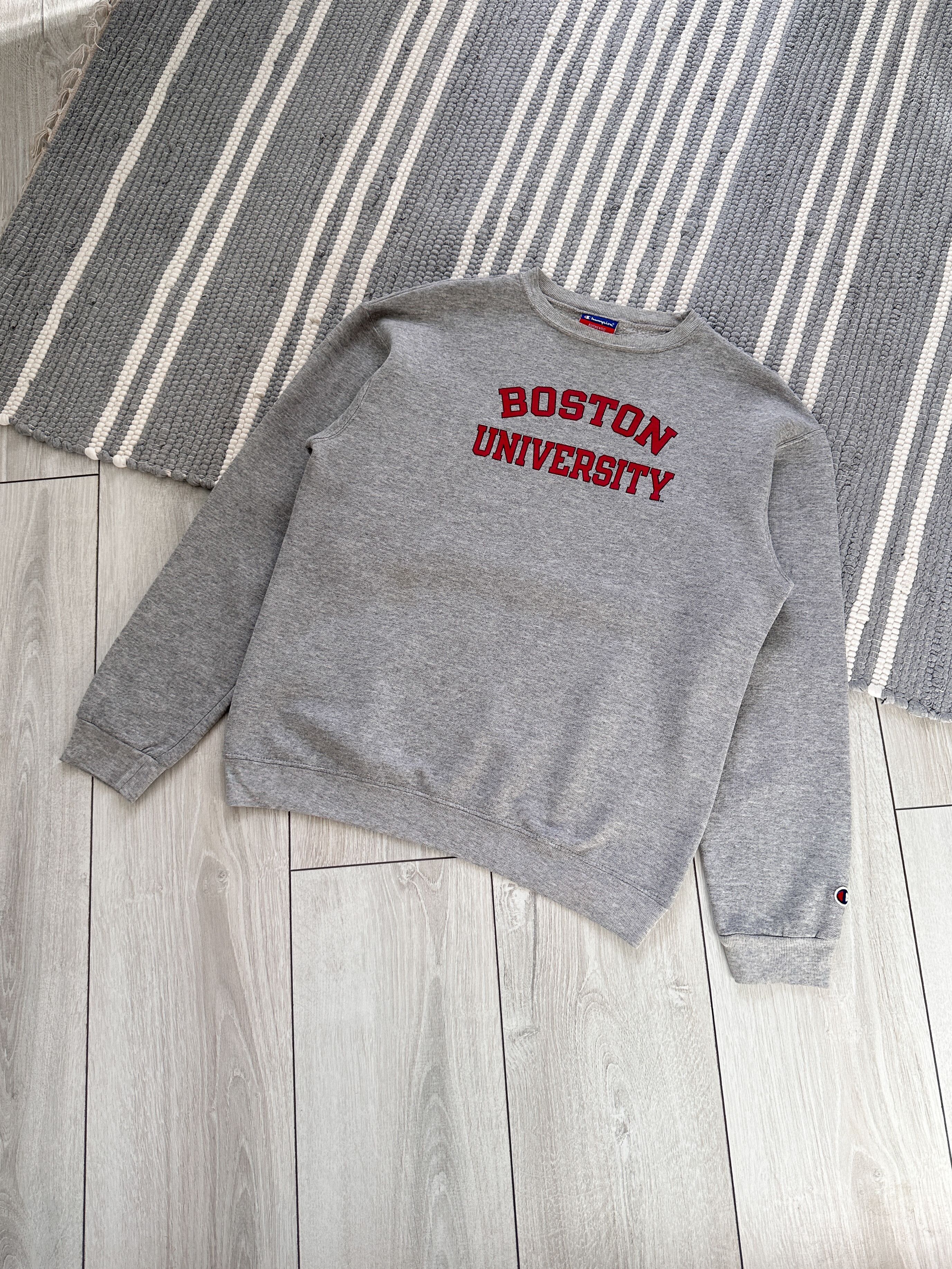 Champion Vintage Champion Boston University Sweatshirt Pullover Size S / US 4 / IT 40 - 1 Thumbnail