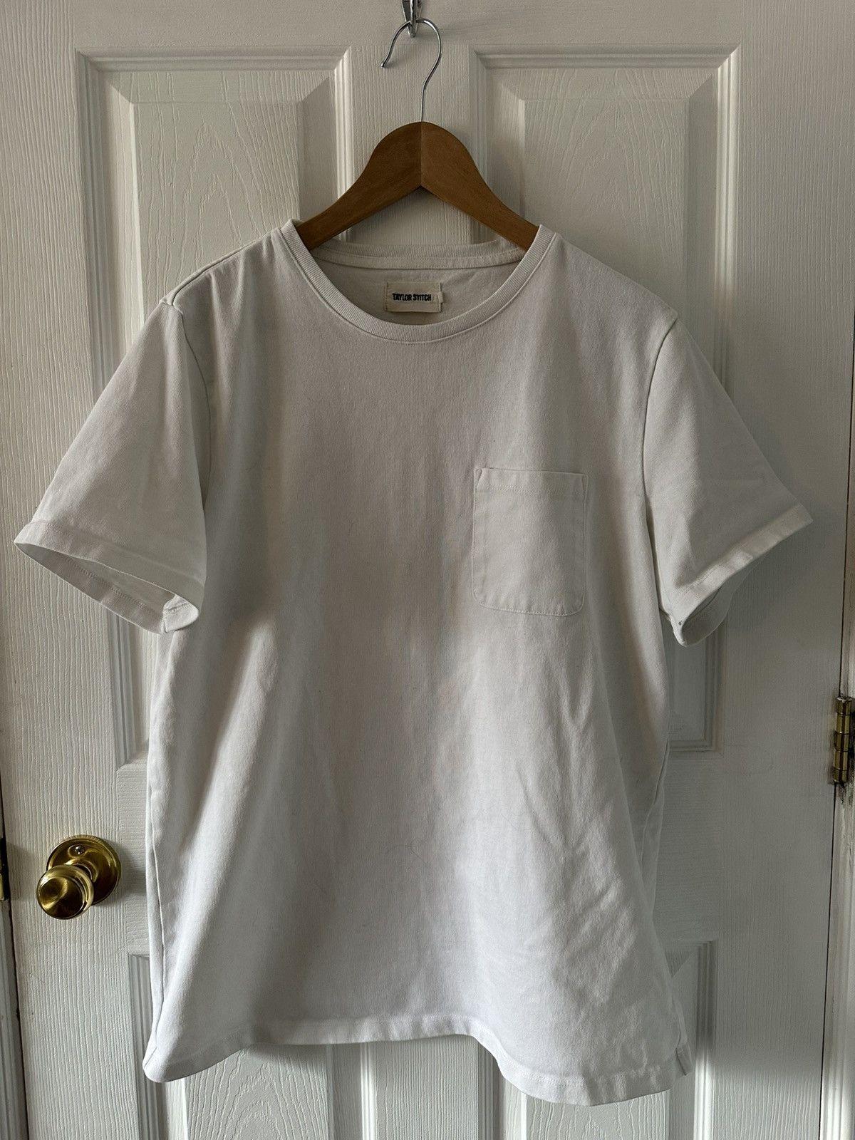 Taylor Stitch Heavyweight White T-Shirt Size US L / EU 52-54 / 3 - 3 Thumbnail