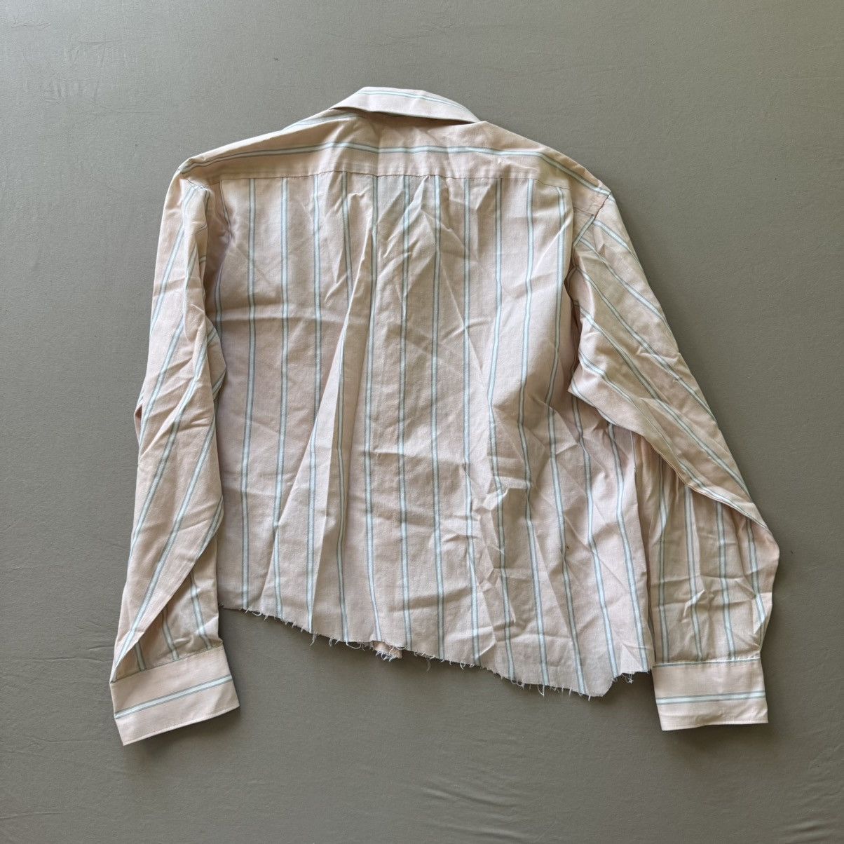 Other Vintage Ketch Cropped Striped Button Up Shirt Size XL / US 12-14 / IT 48-50 - 2 Thumbnail