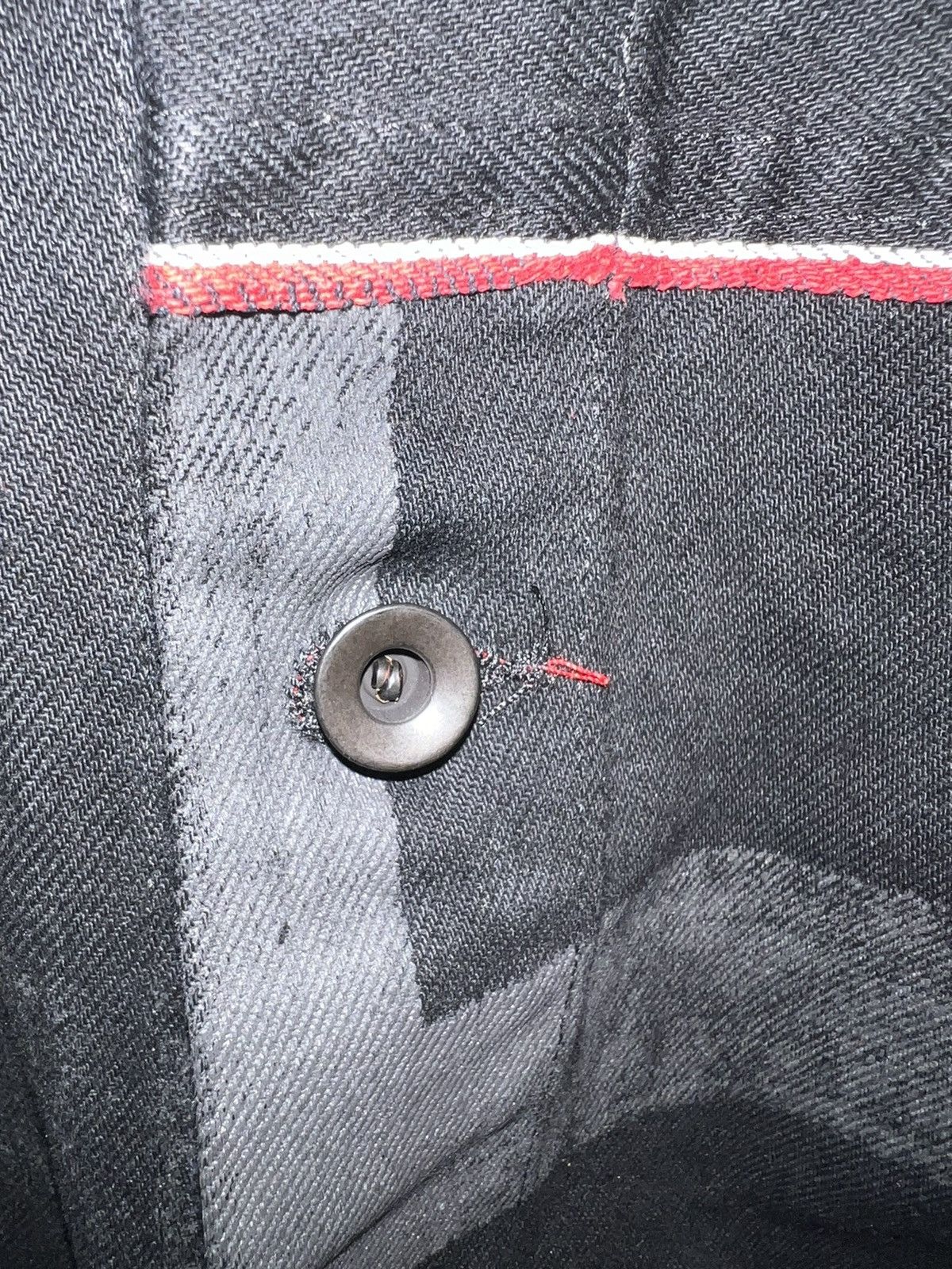 Raleigh Denim Raleigh Denim Black Vidalia Hand Painted Chore Coat - Large Size US L / EU 52-54 / 3 - 6 Thumbnail
