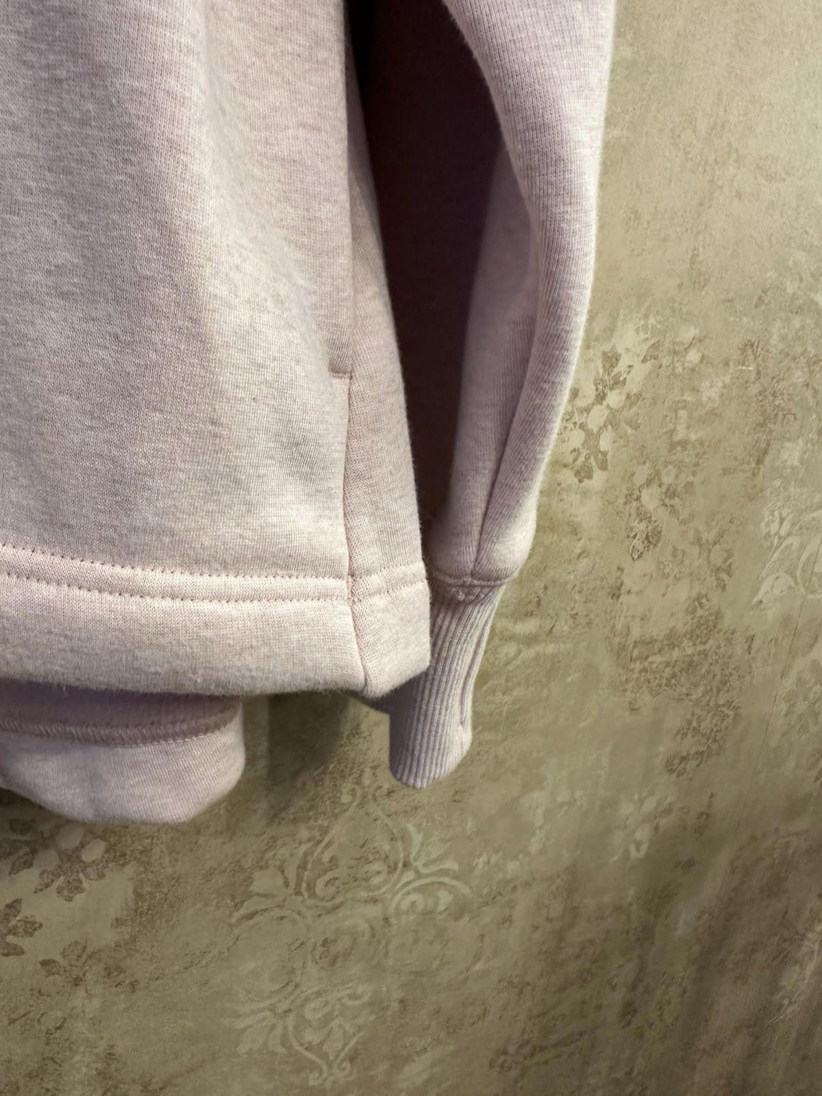 Designer ATHLETA Sweatshirt XL Cozy Karma 1/4 Zip Hoodie Pink NWOT Size XXS / US 00 / IT 34 - 5 Thumbnail