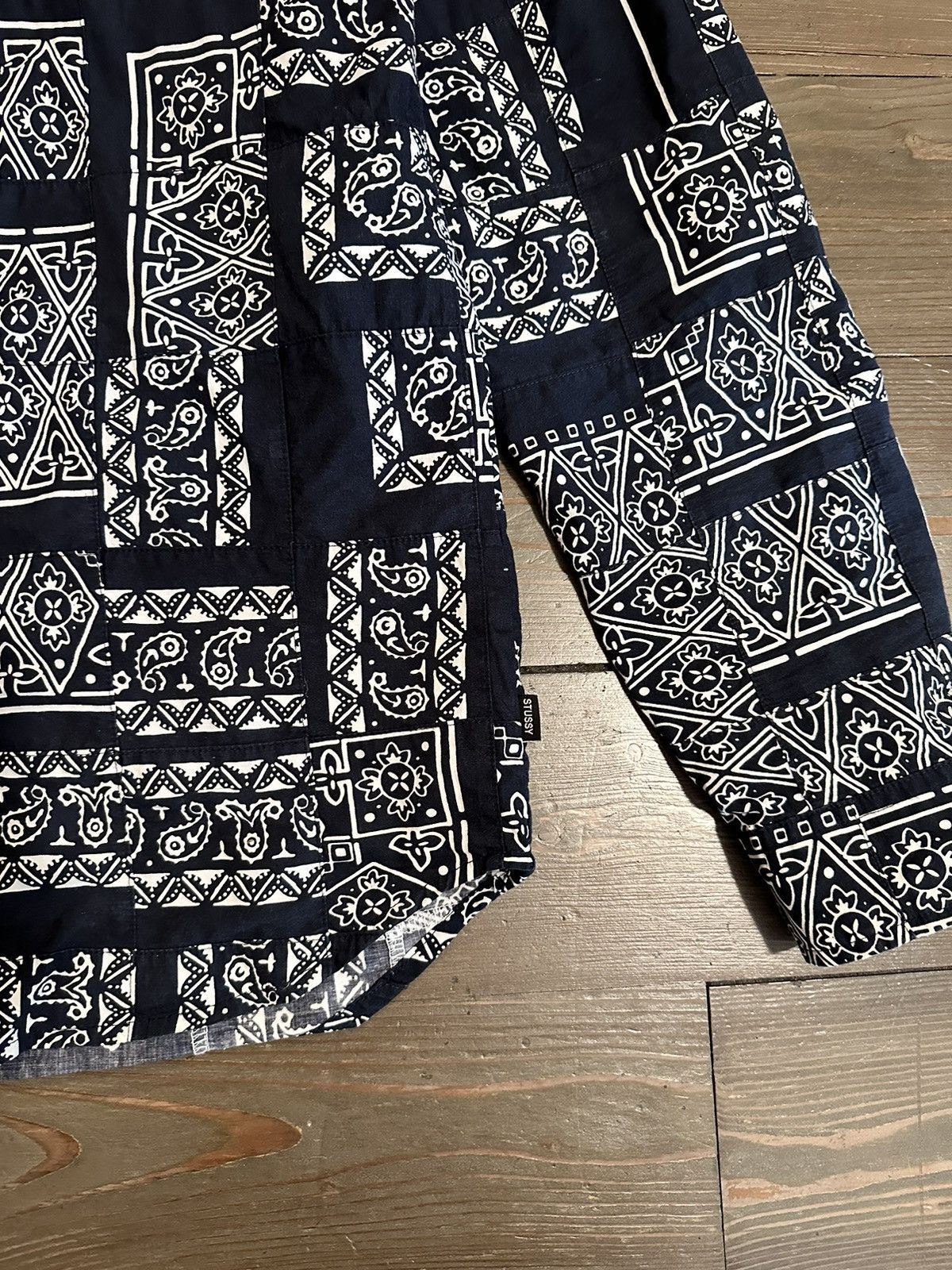 Stussy Stussy patchwork paisley shirt Size US L / EU 52-54 / 3 - 2 Thumbnail