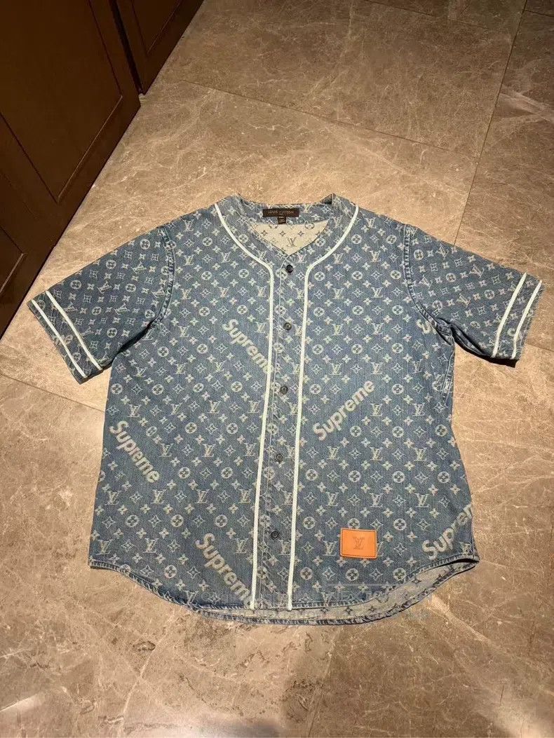 Louis Vuitton Louis Vuitton Supreme denim shirt Size US XXL / EU 58 / 5 - 1 Thumbnail
