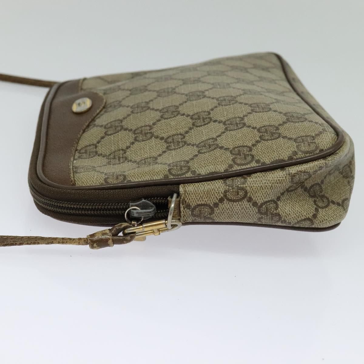 Gucci GUCCI GG Supreme Shoulder Bag Pvc Beige 97 02 068 Size ONE SIZE - 4 Thumbnail