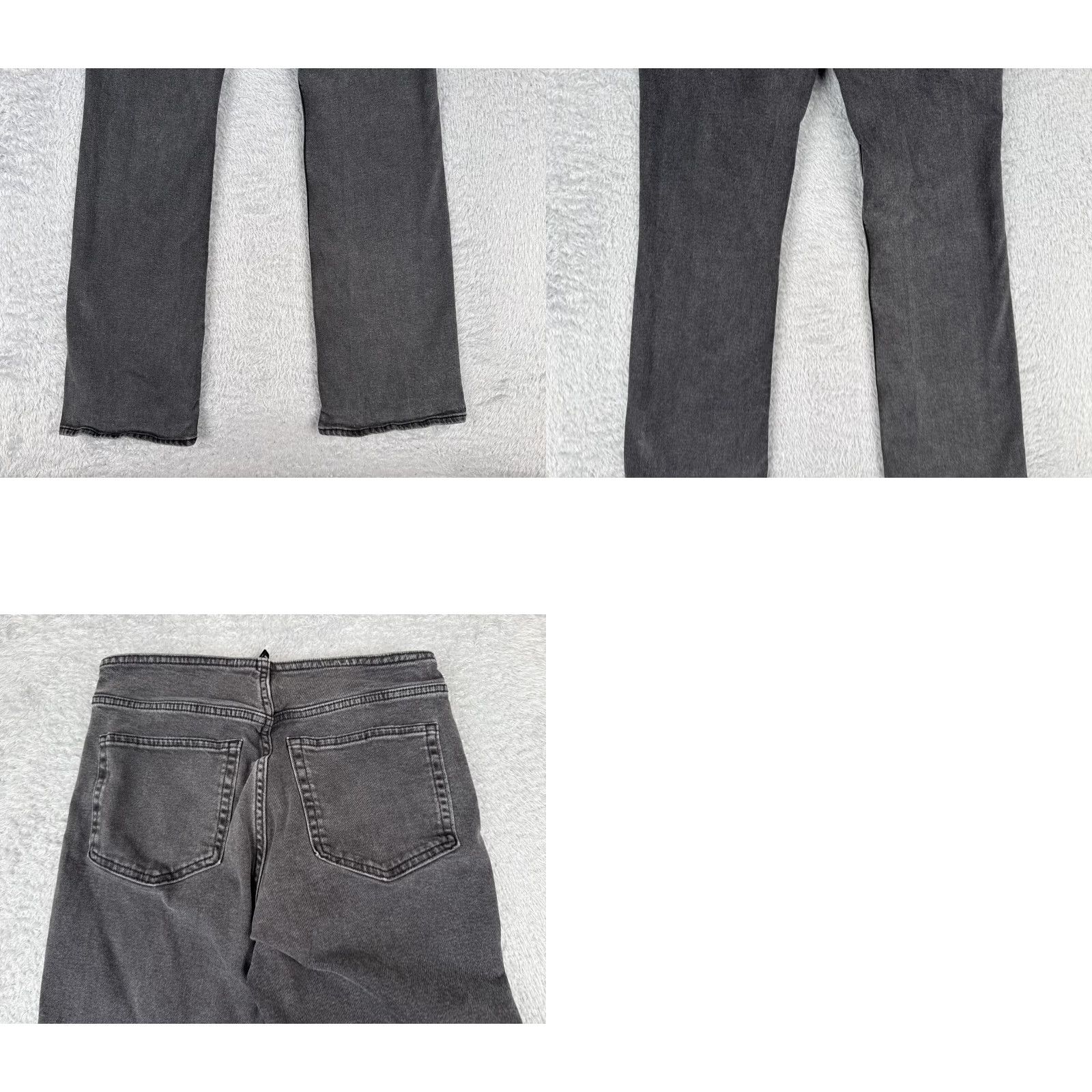 Vintage Divider Jeans Womens 6 Black No Waist Flared Cotton Blend Mid Rise Cotton 26x30 Size 28" / US 6 / IT 42 - 10 Thumbnail
